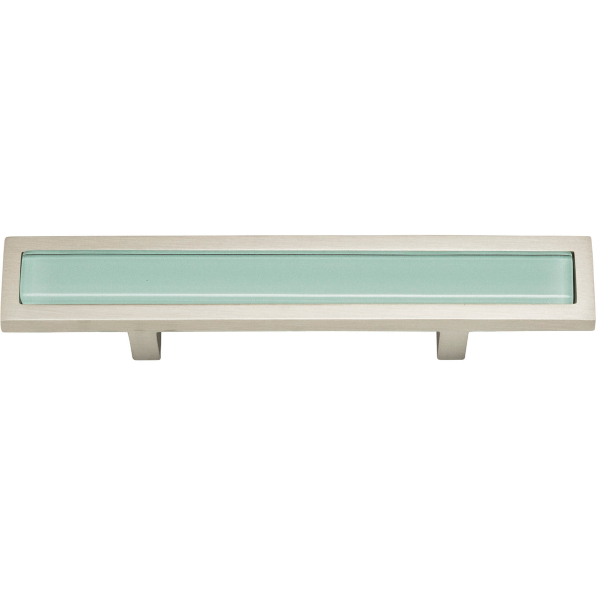 Atlas Spa Green Pull Brushed Nickel / 3"