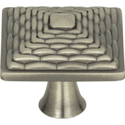 Mandalay Square Knob by Atlas Brushed Nickel