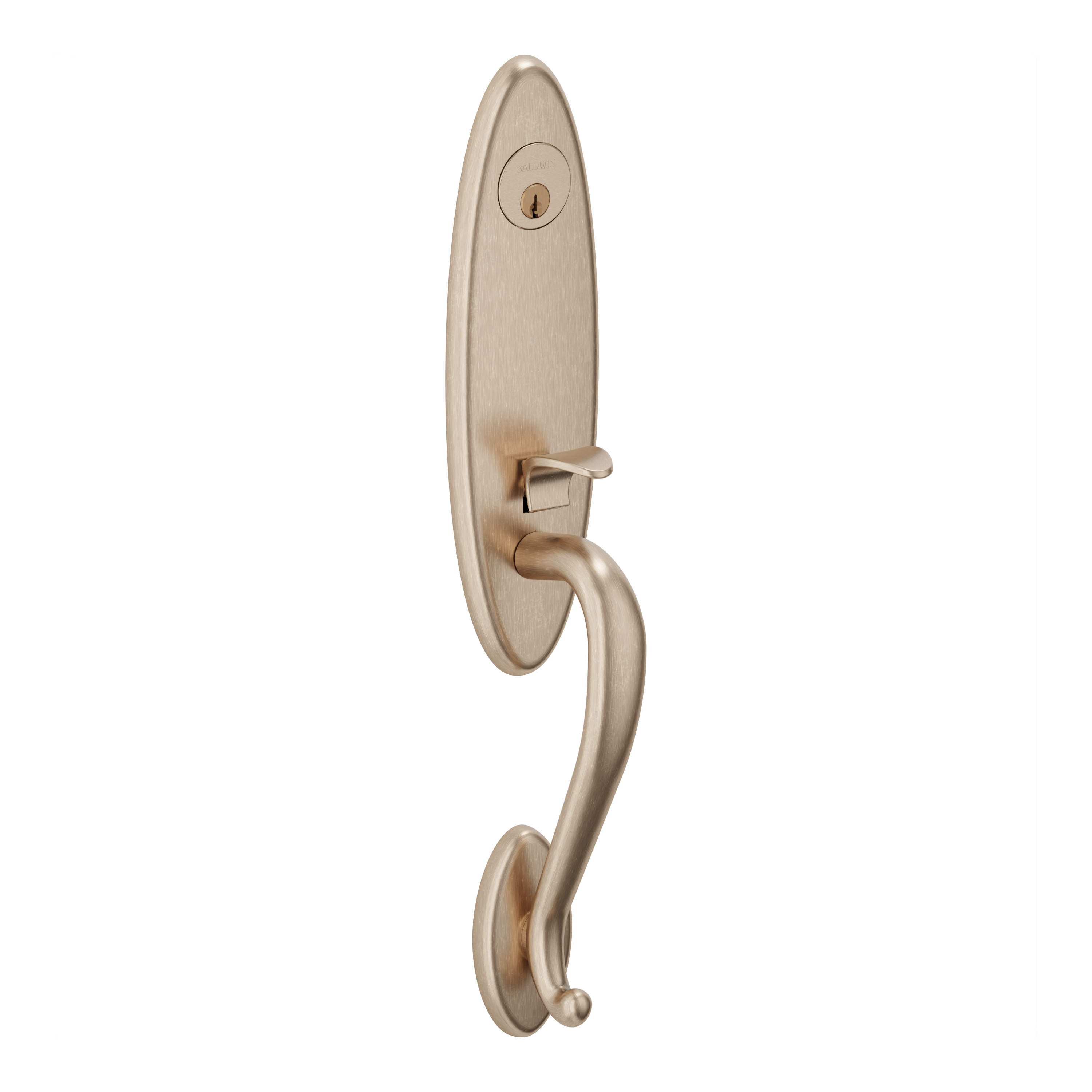 Baldwin Blakely Single Cylinder Handleset with 5025 Egg Knob