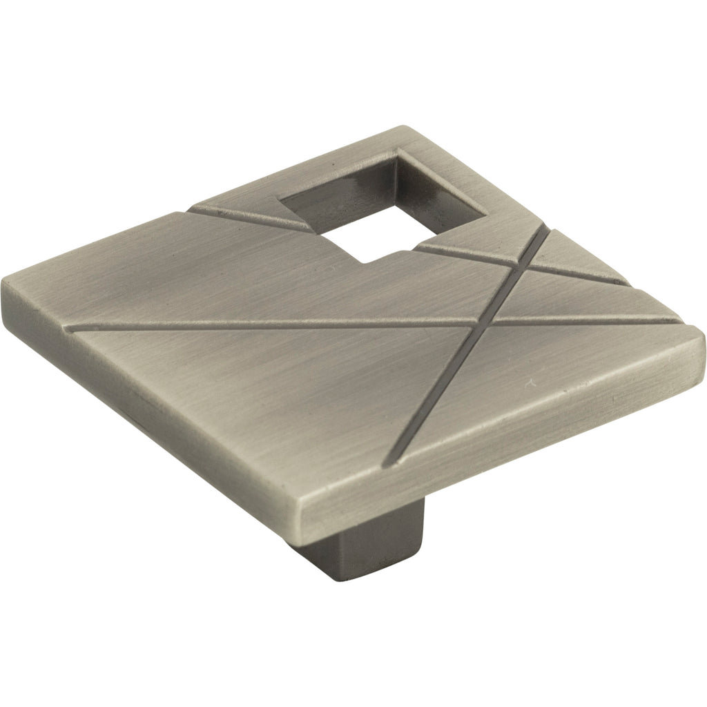 Modernist Right Square Knob by Atlas Brushed Nickel
