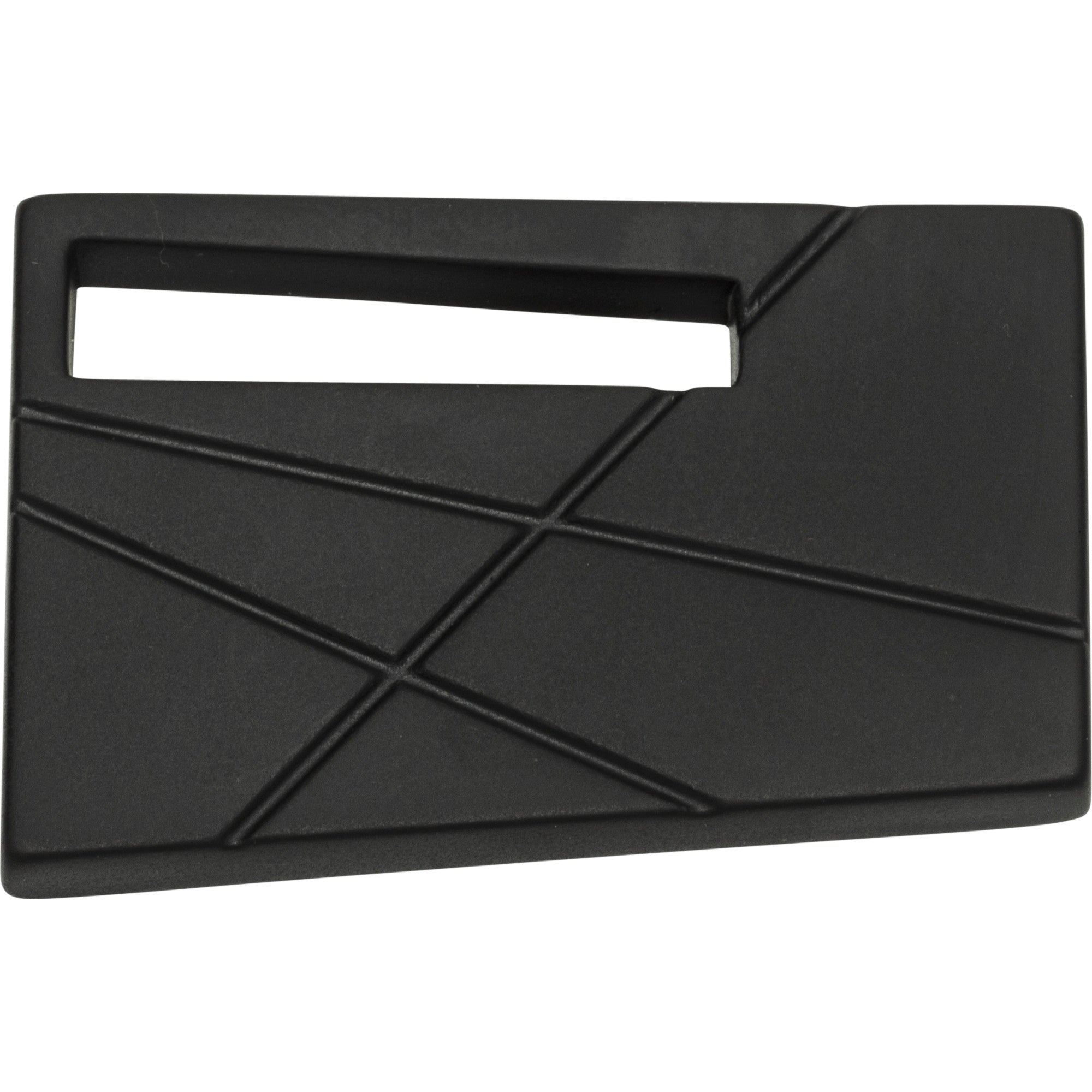 Modernist Left Knob by Atlas Matte Black