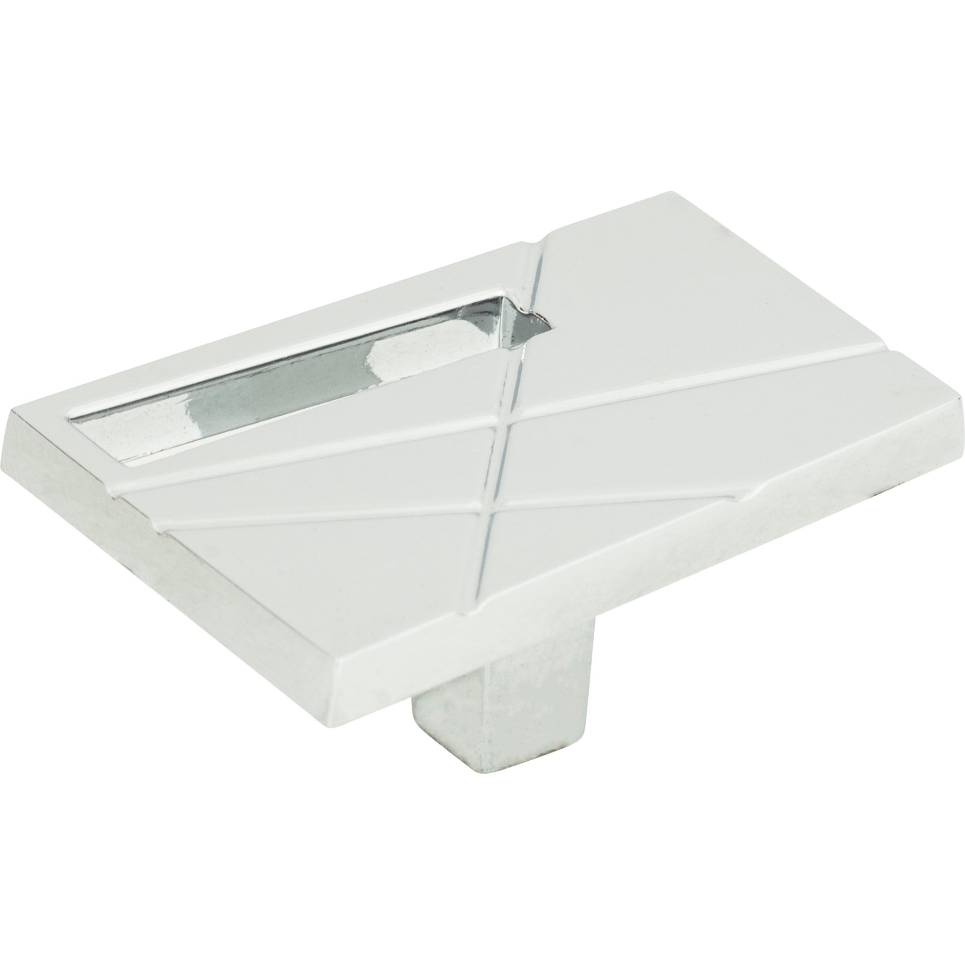 Modernist Left Knob by Atlas Polished Chrome