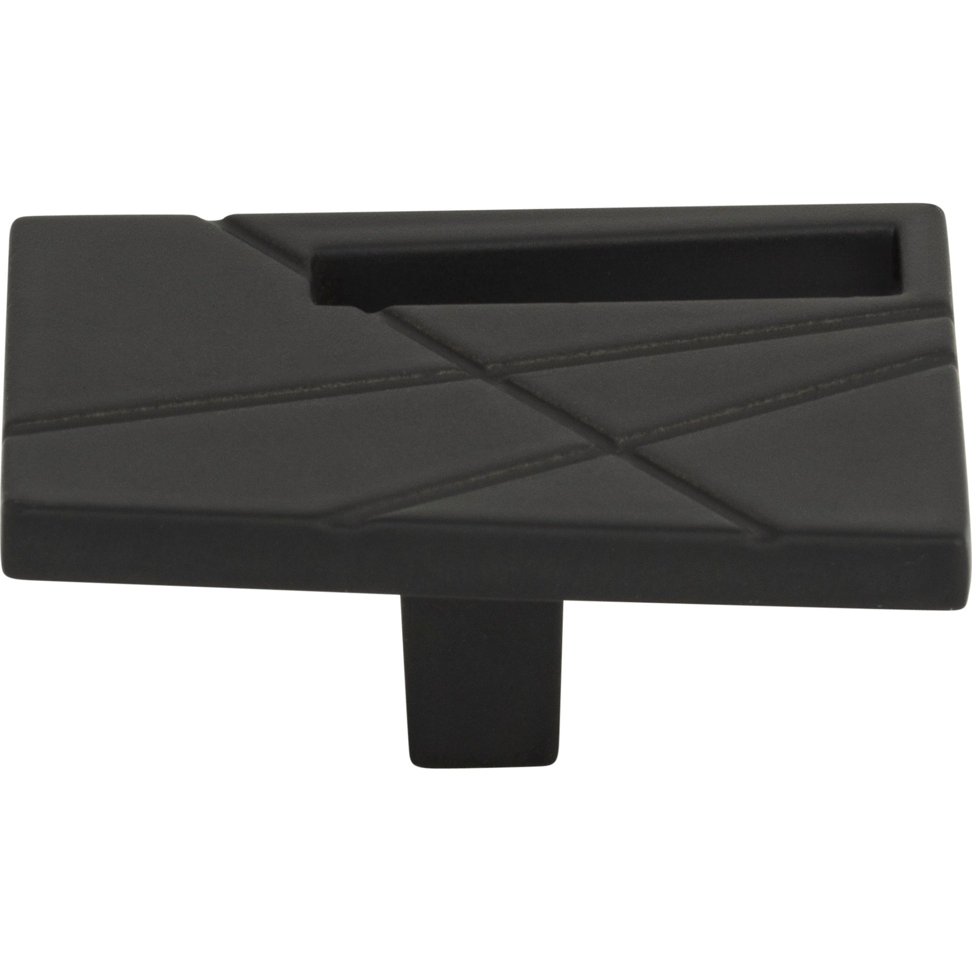 Modernist Right Knob by Atlas Matte Black