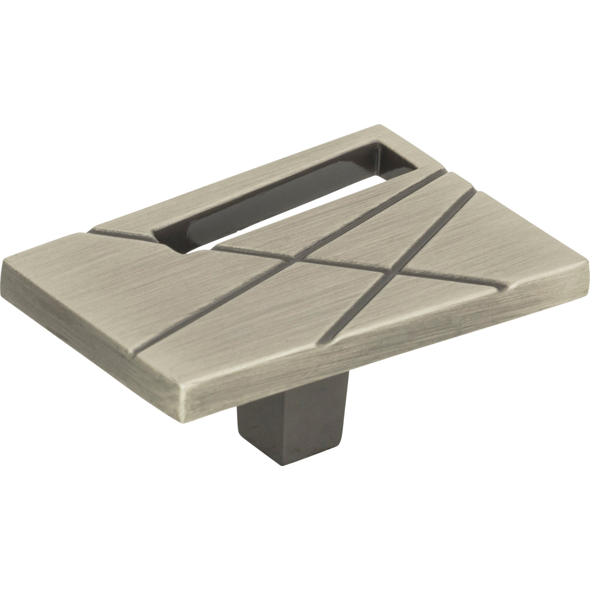 Modernist Right Knob by Atlas Brushed Nickel