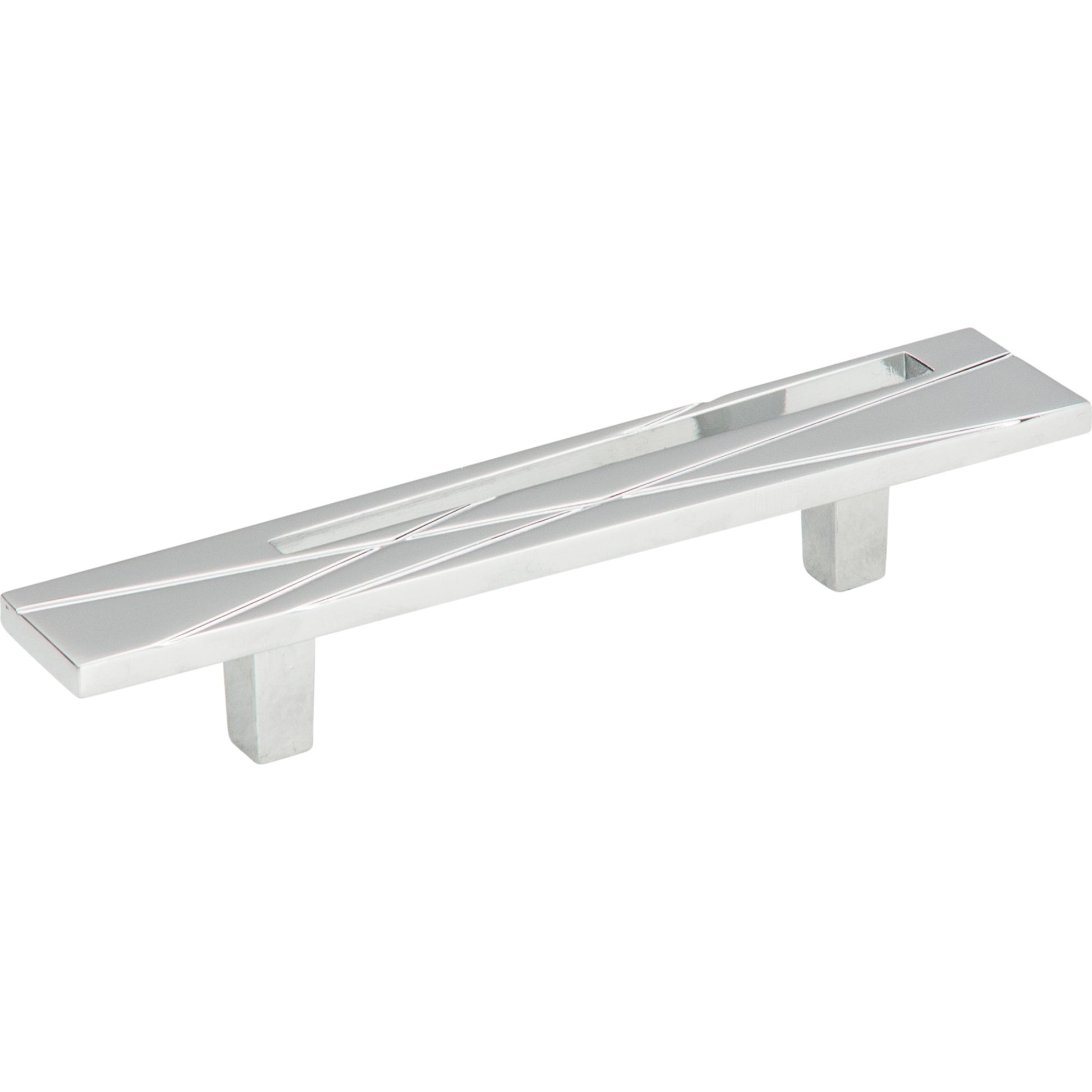 Modernist Right Pull by Atlas Polished Chrome