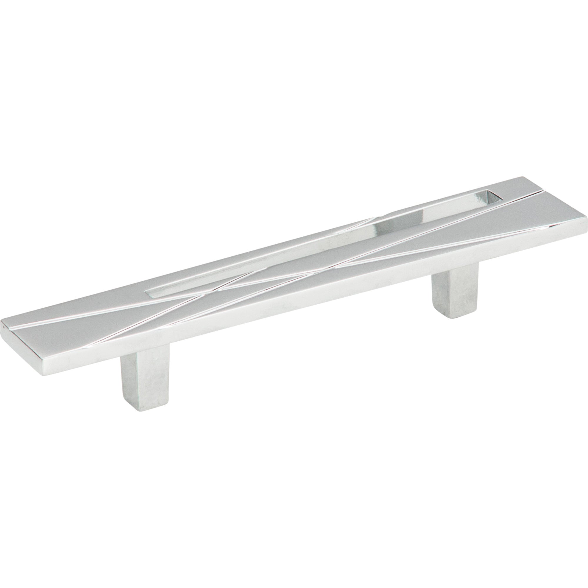 Modernist Right Pull by Atlas Polished Chrome