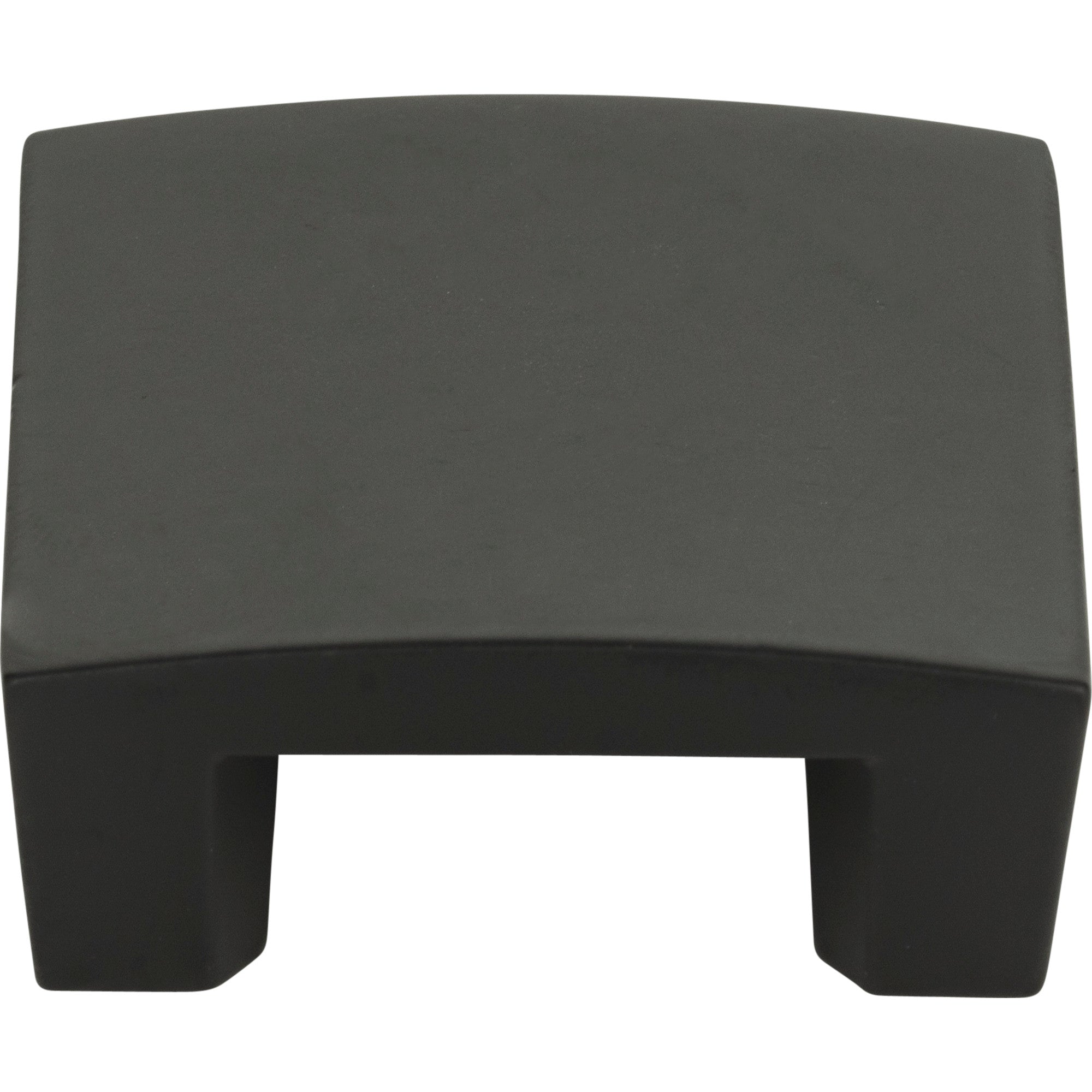 Centinel Solid Square Knob by Atlas Matte Black