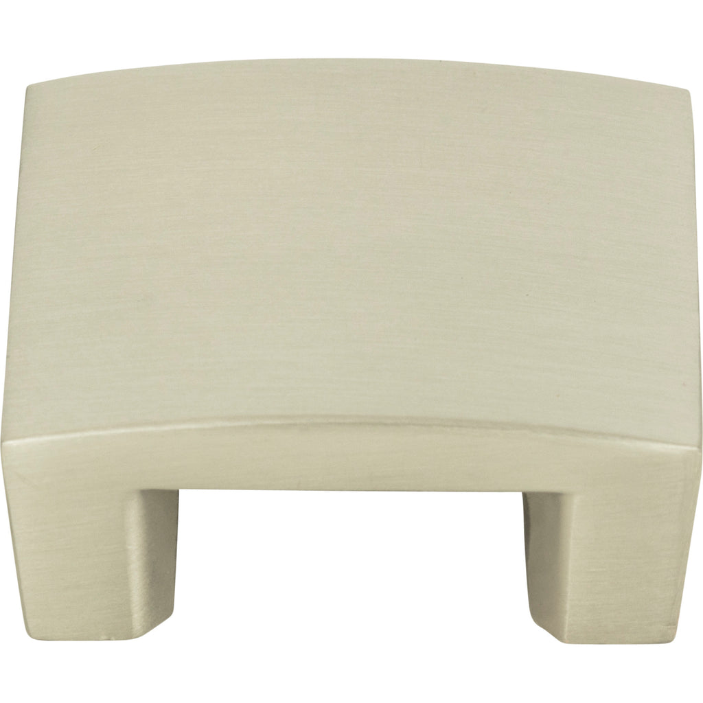Centinel Solid Square Knob by Atlas Brushed Nickel