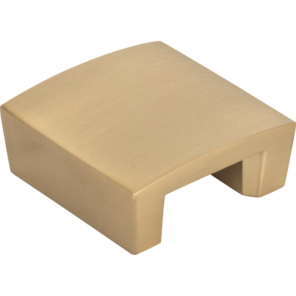 Centinel Solid Square Knob by Atlas Champagne