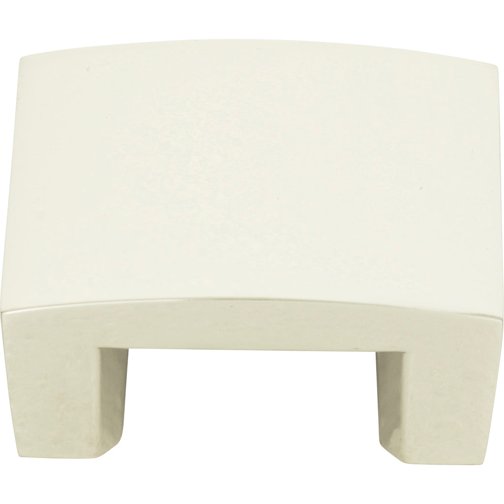 Centinel Solid Square Knob by Atlas Polished Nickel