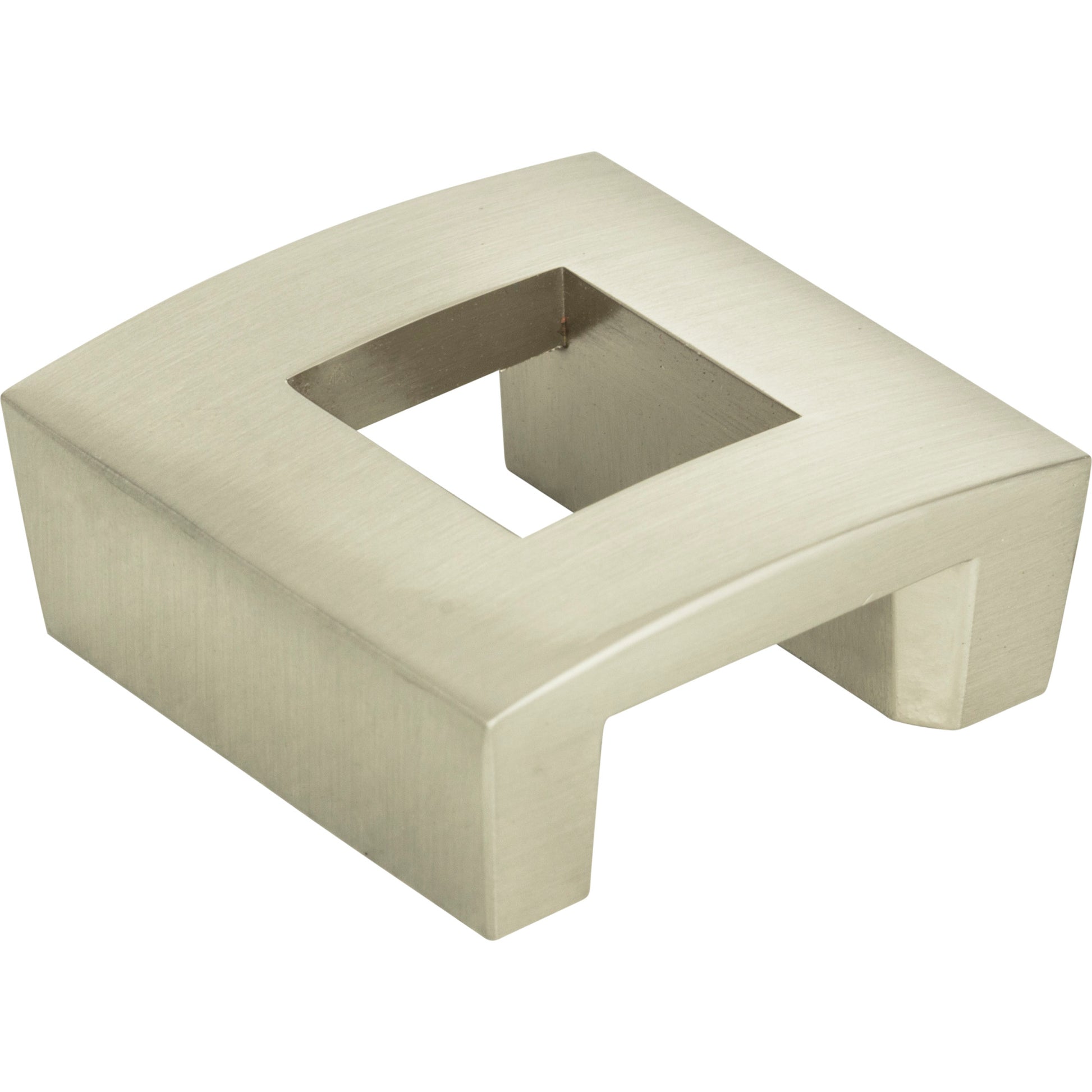 Centinel Square Cut Out  Knob by Atlas Brushed Nickel