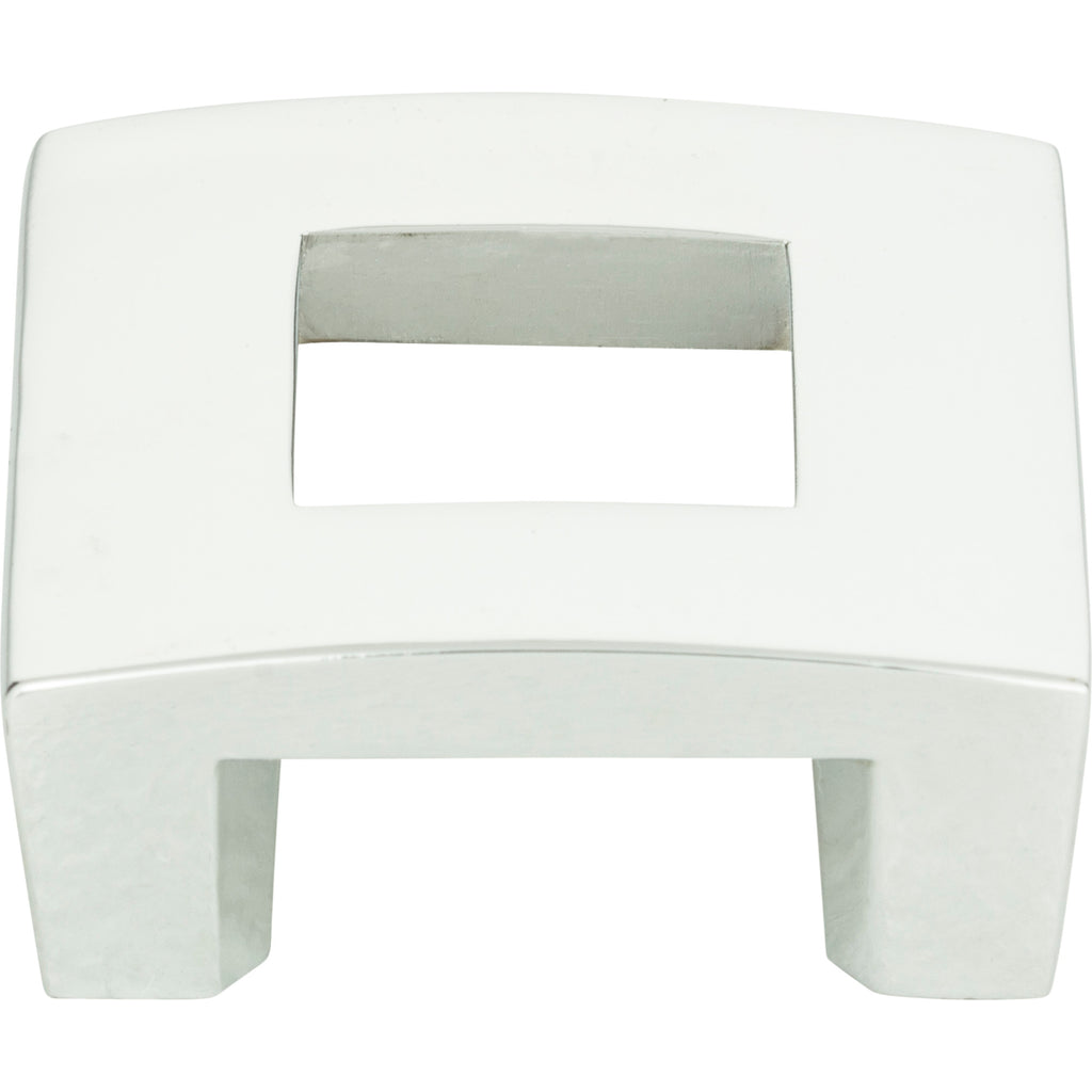 Centinel Square Cut Out  Knob by Atlas Polished Chrome
