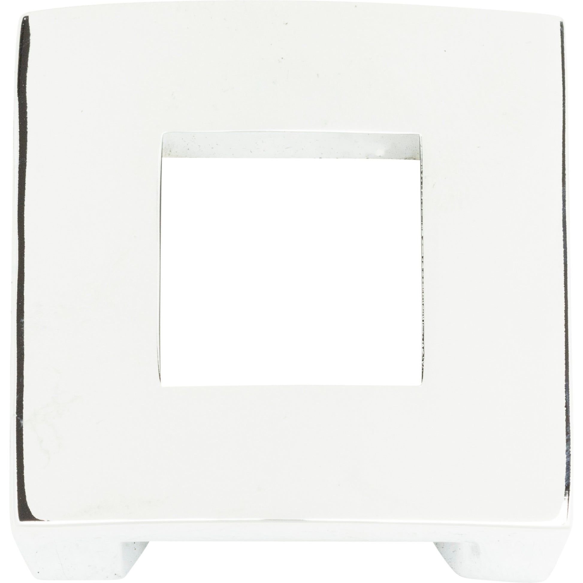 Centinel Square Cut Out  Knob by Atlas Polished Chrome