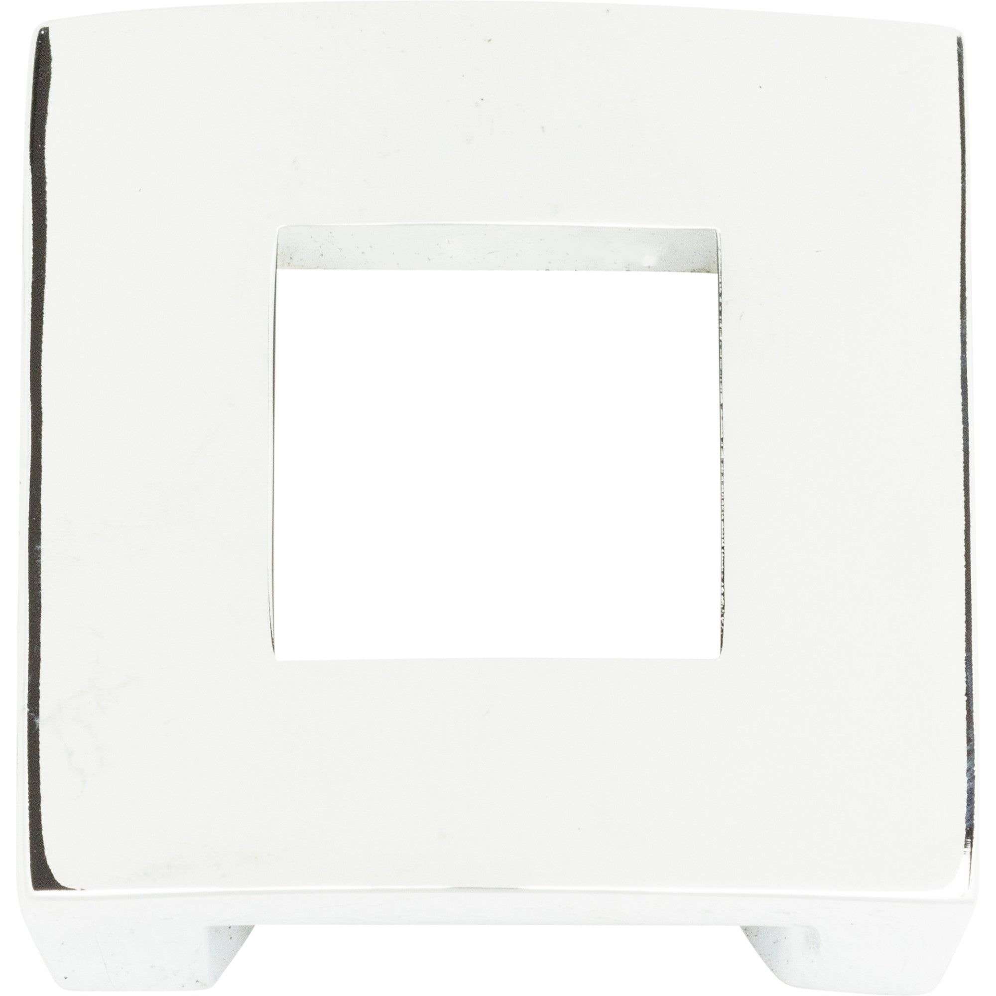 Centinel Square Cut Out  Knob by Atlas Polished Chrome