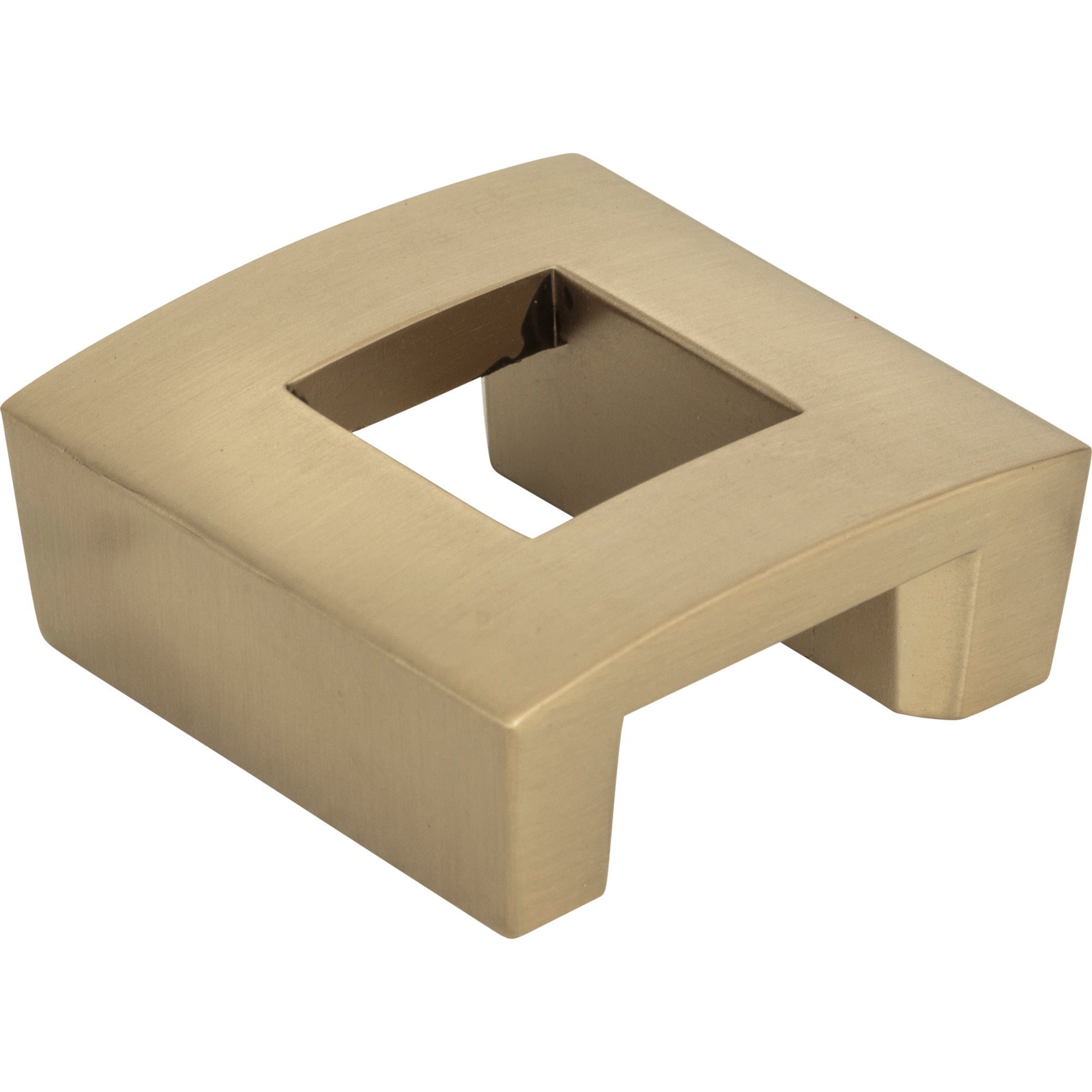 Centinel Square Cut Out  Knob by Atlas Champagne