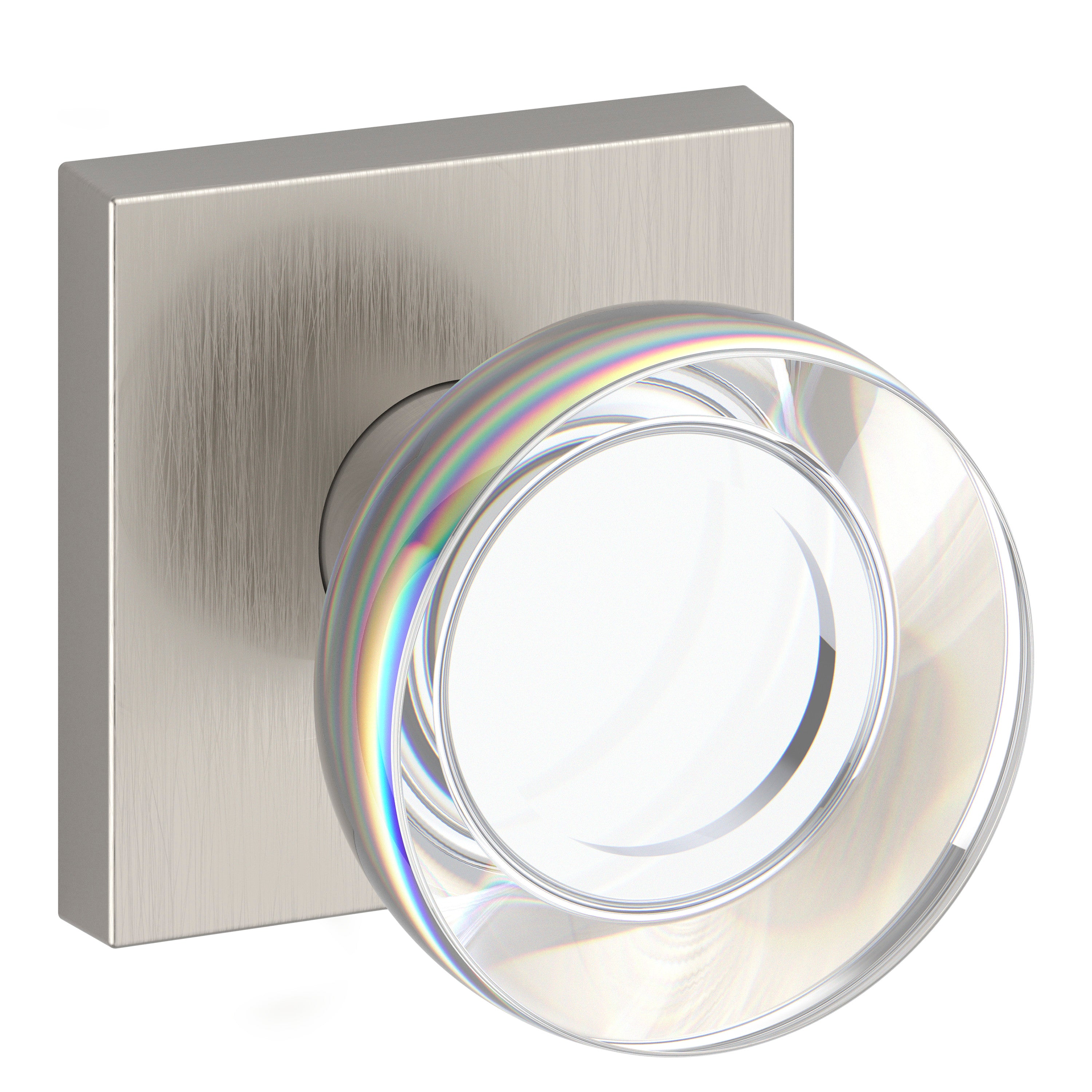 Baldwin Reserve Contemporary Crystal Full Dummy Knob Set