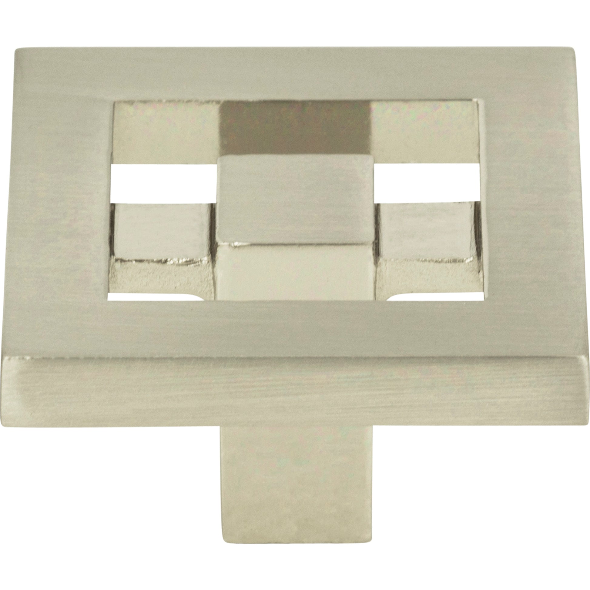 Nobu Square Knob by Atlas Brushed Nickel