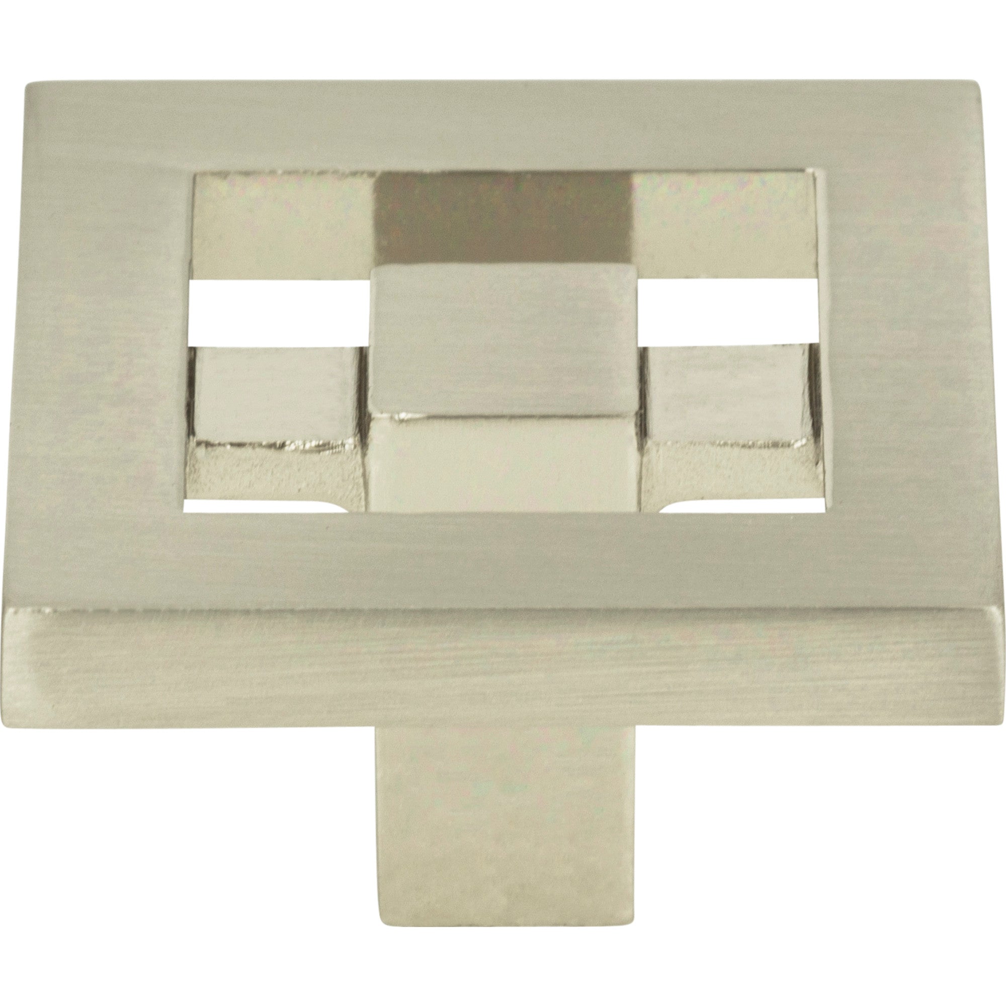 Nobu Square Knob by Atlas Brushed Nickel