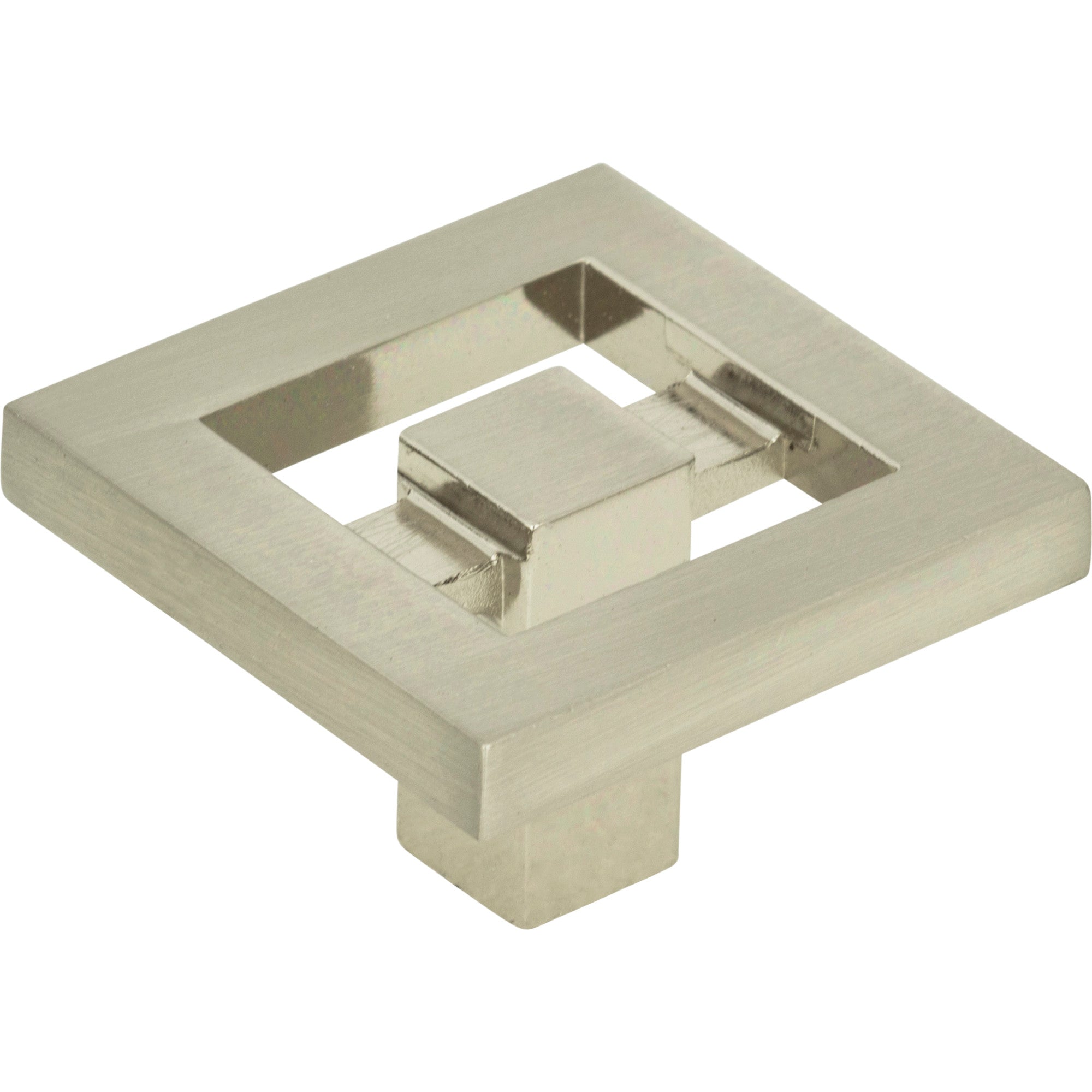 Nobu Square Knob by Atlas Brushed Nickel