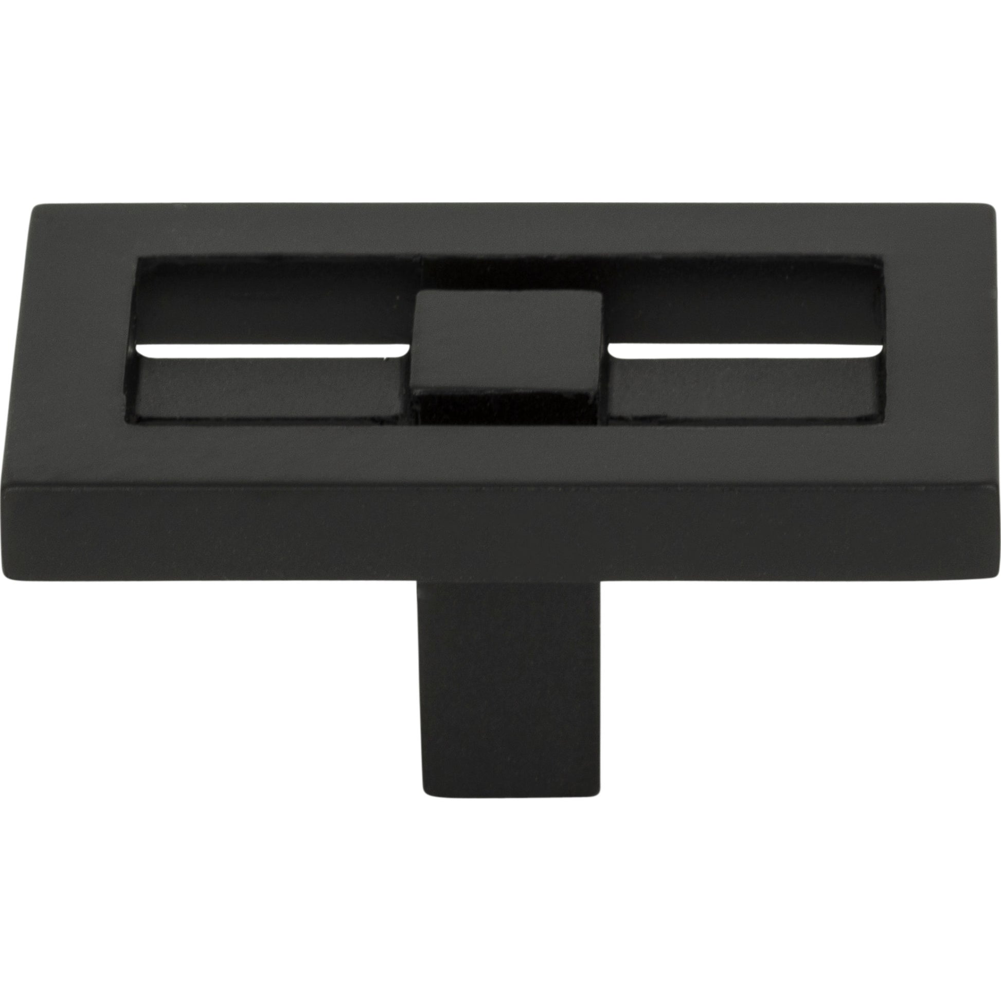 Nobu Rectangle Knob by Atlas Matte Black
