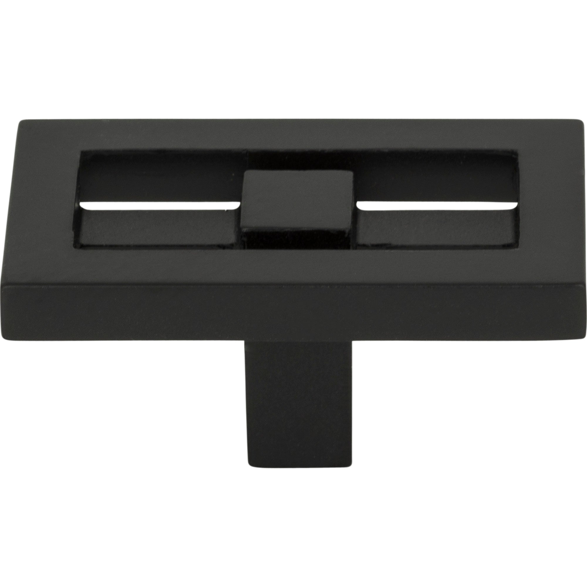 Nobu Rectangle Knob by Atlas Matte Black