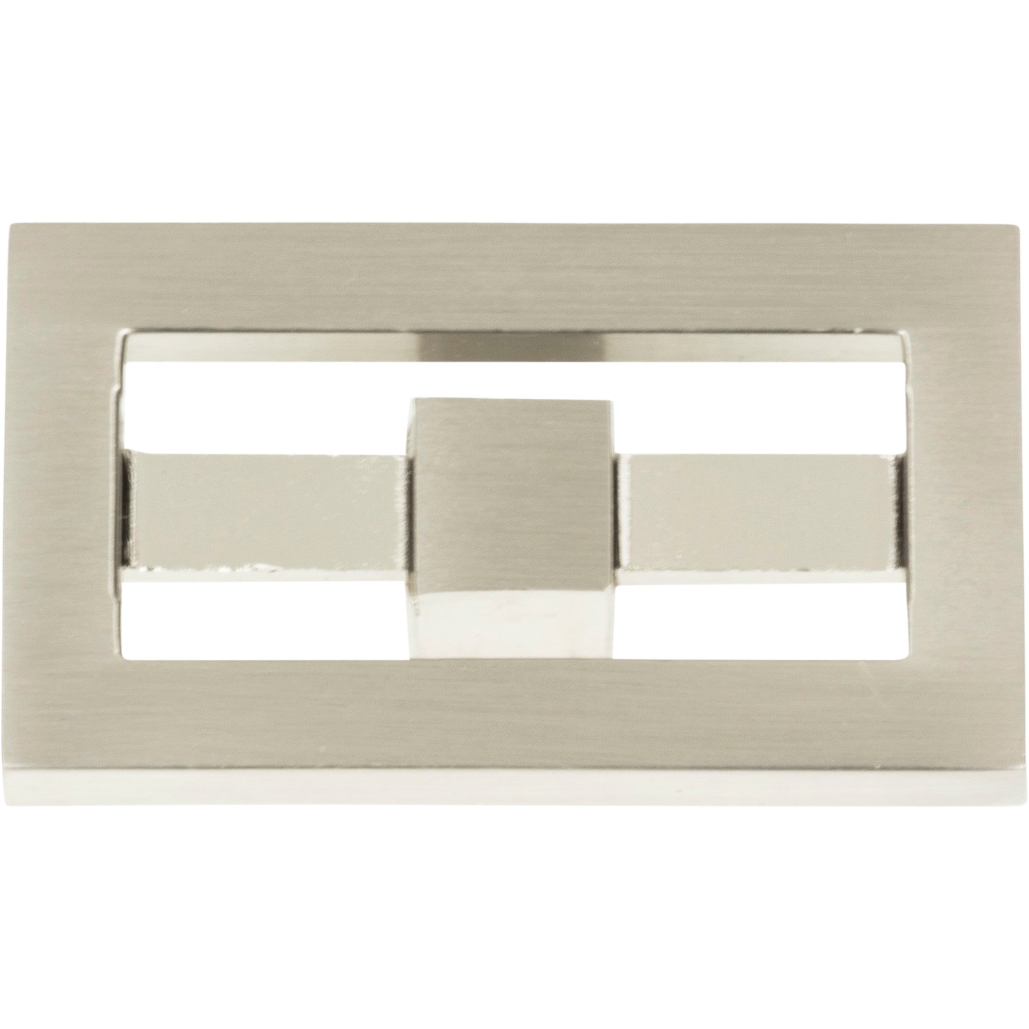Nobu Rectangle Knob by Atlas Brushed Nickel