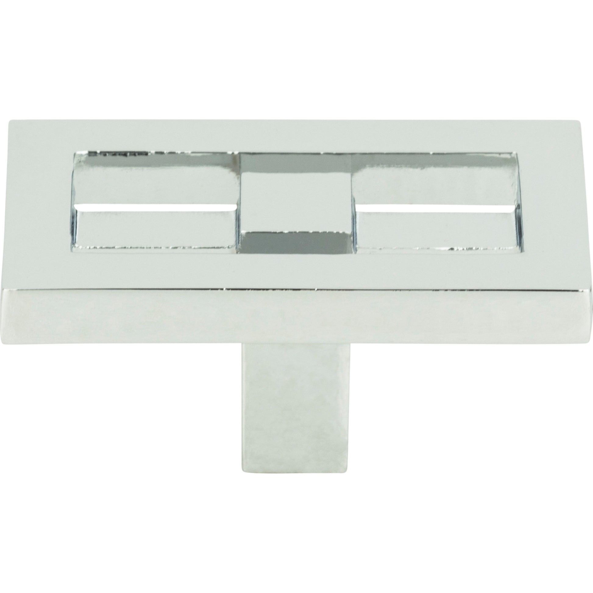 Nobu Rectangle Knob by Atlas Polished Chrome