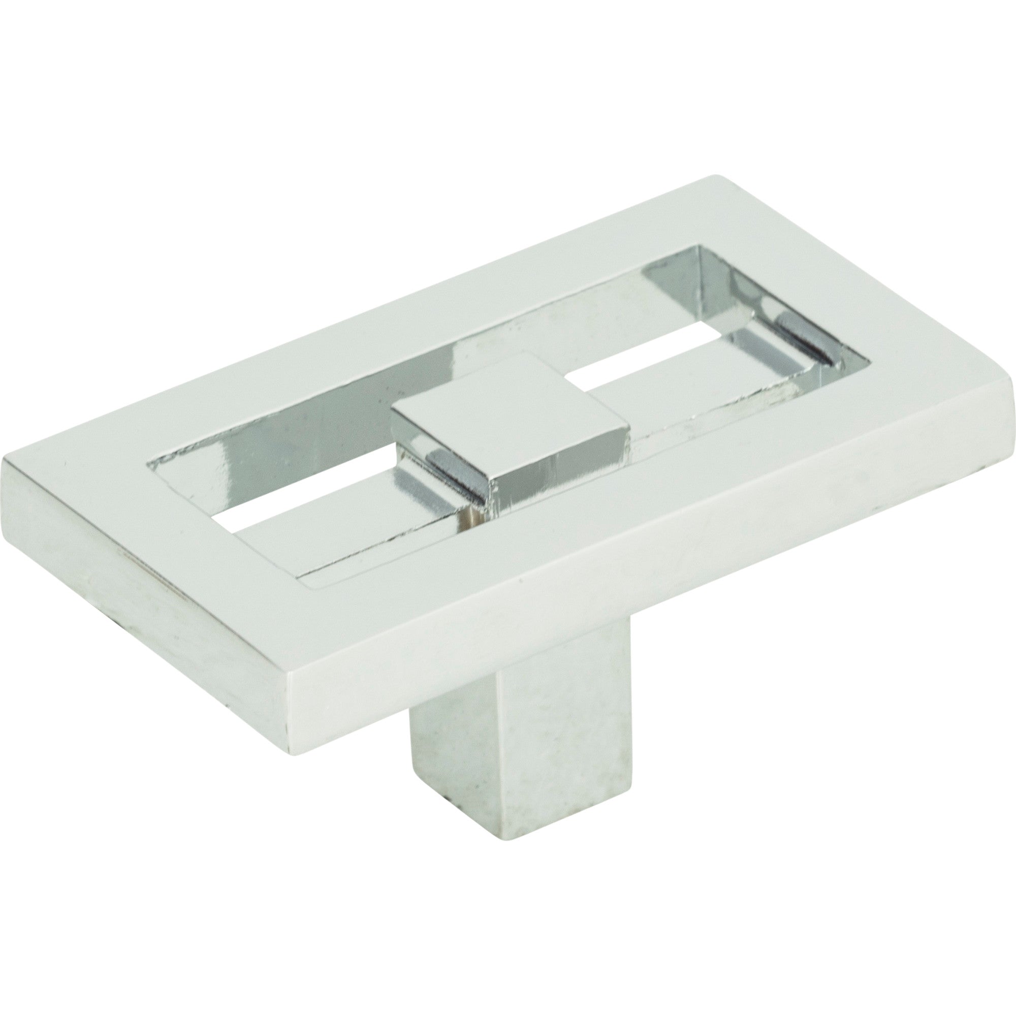 Nobu Rectangle Knob by Atlas Polished Chrome