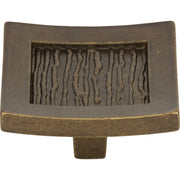 Primitive Square Knob by Atlas Burnished Bronze