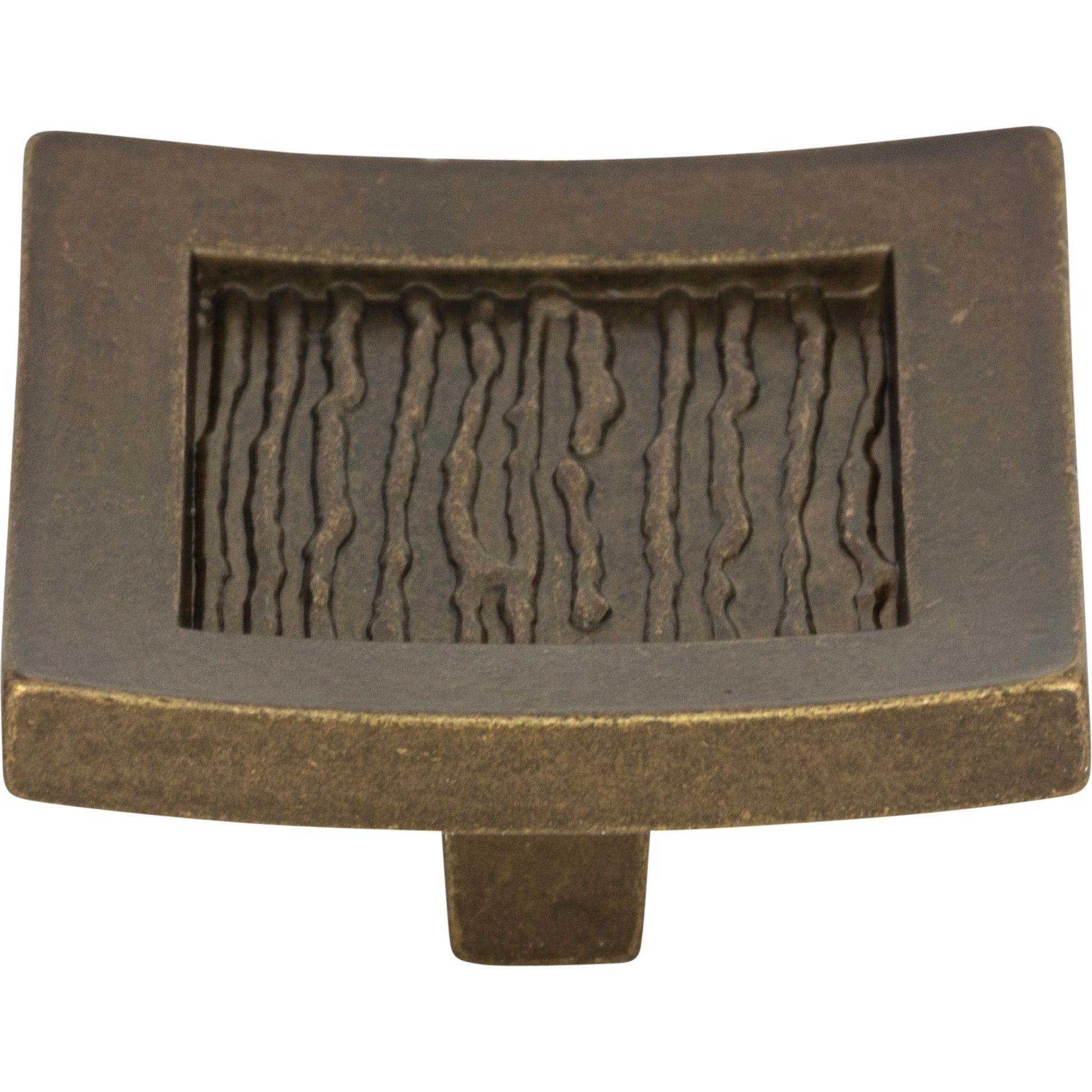 Primitive Square Knob by Atlas Burnished Bronze