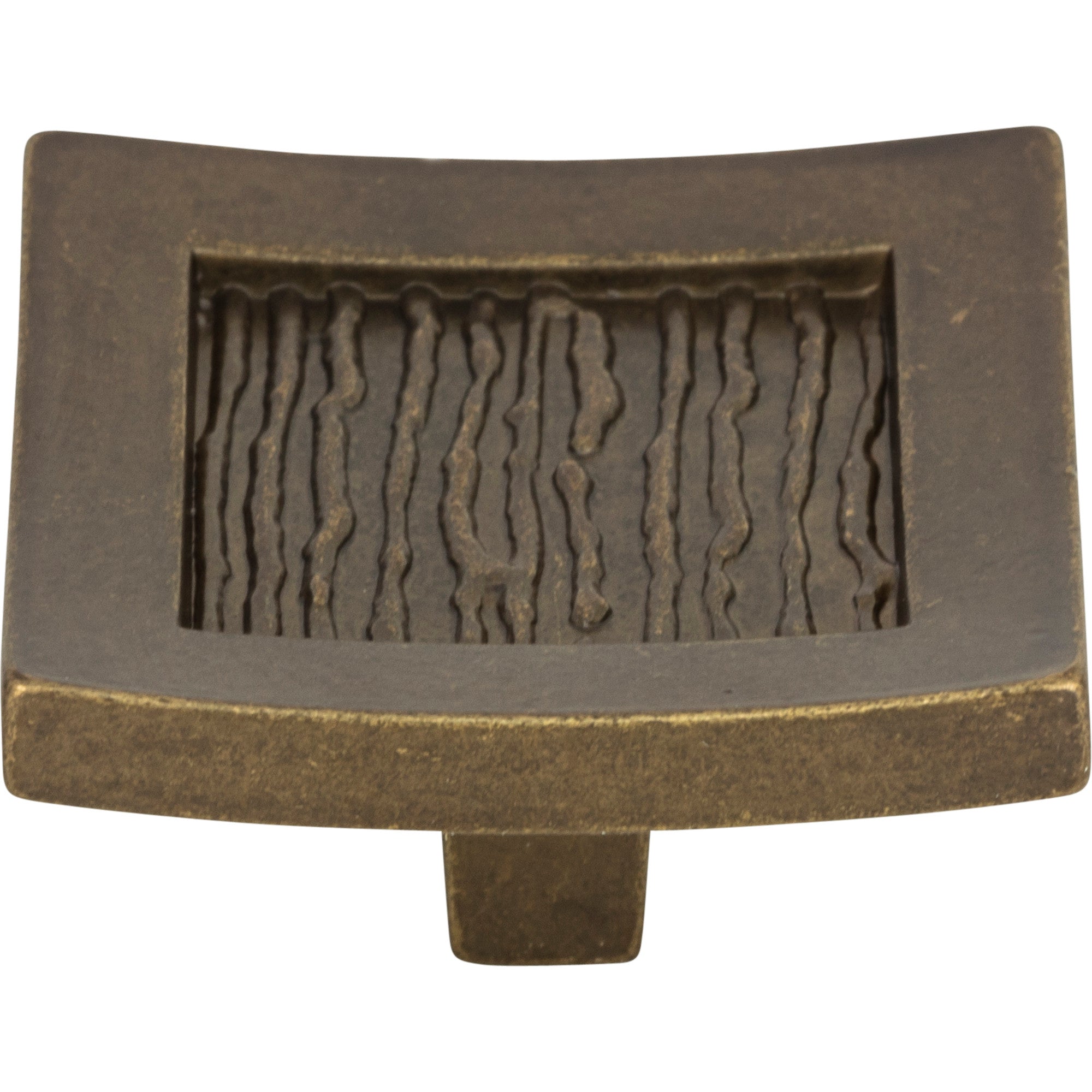 Primitive Square Knob by Atlas Burnished Bronze
