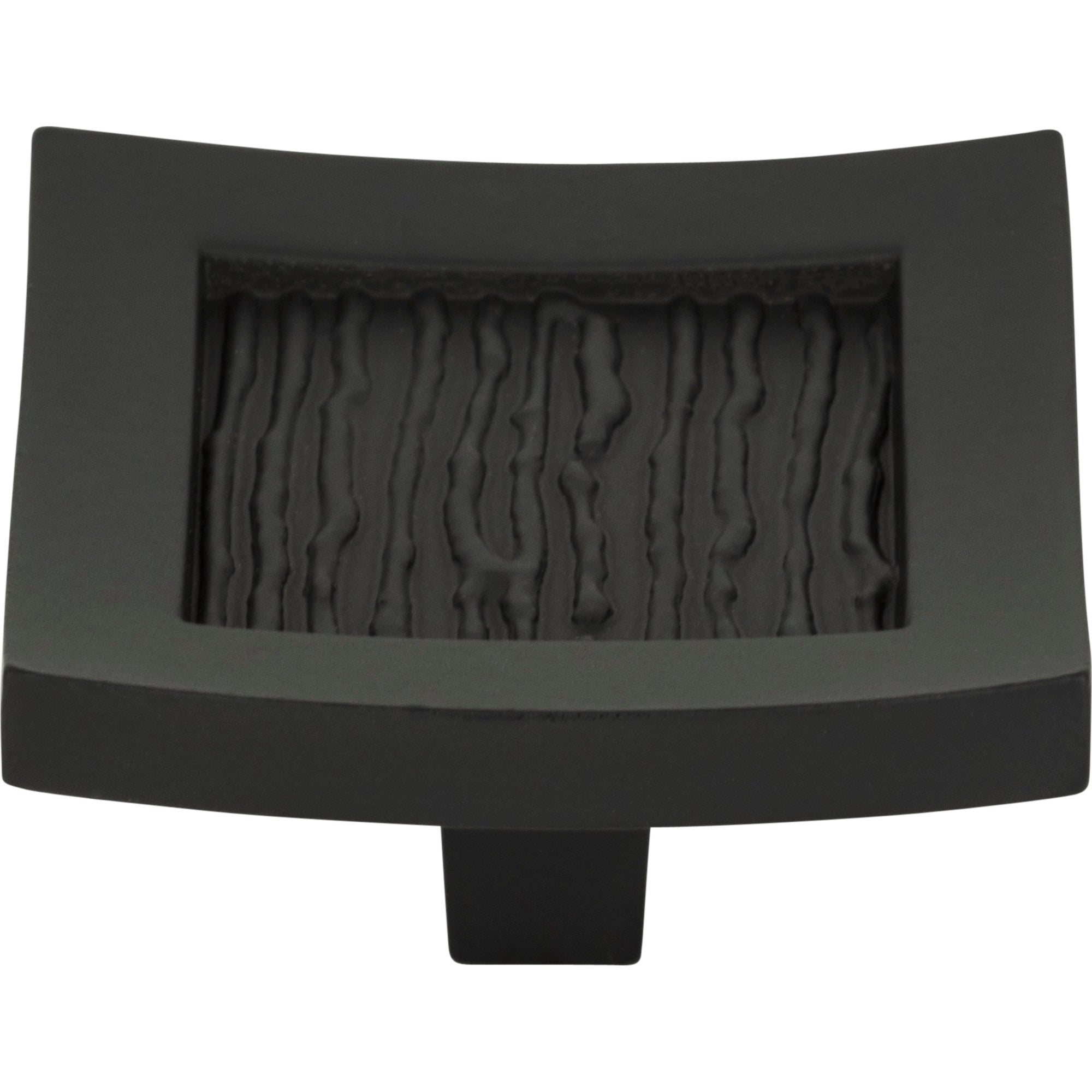Primitive Square Knob by Atlas Matte Black