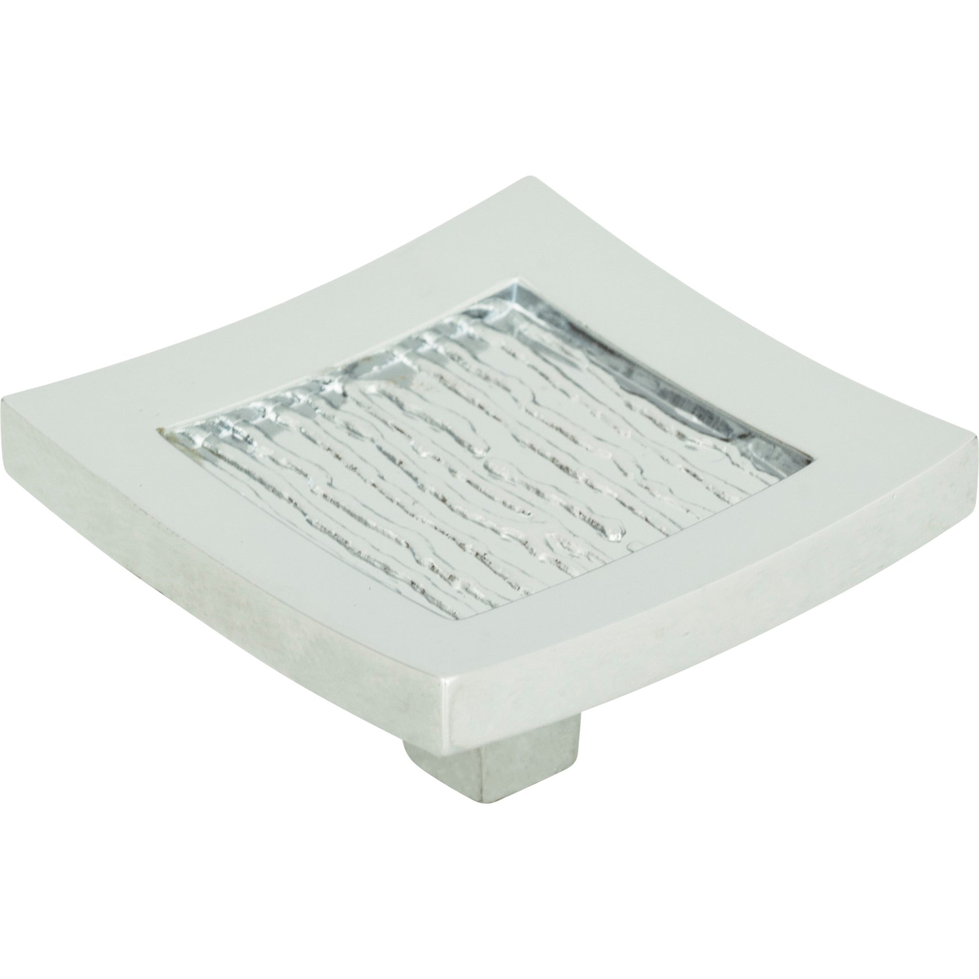 Primitive Square Knob by Atlas Polished Chrome