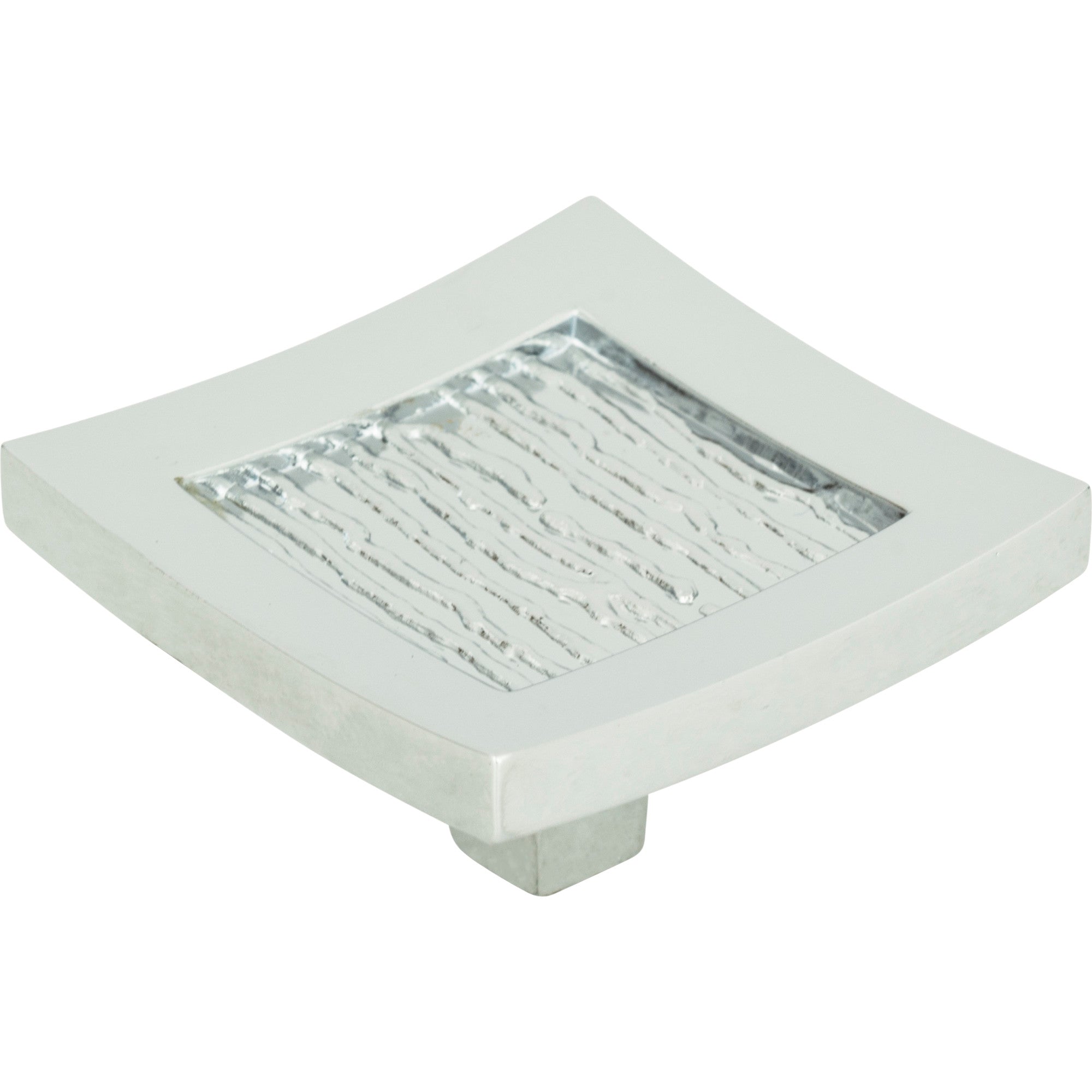 Primitive Square Knob by Atlas Polished Chrome