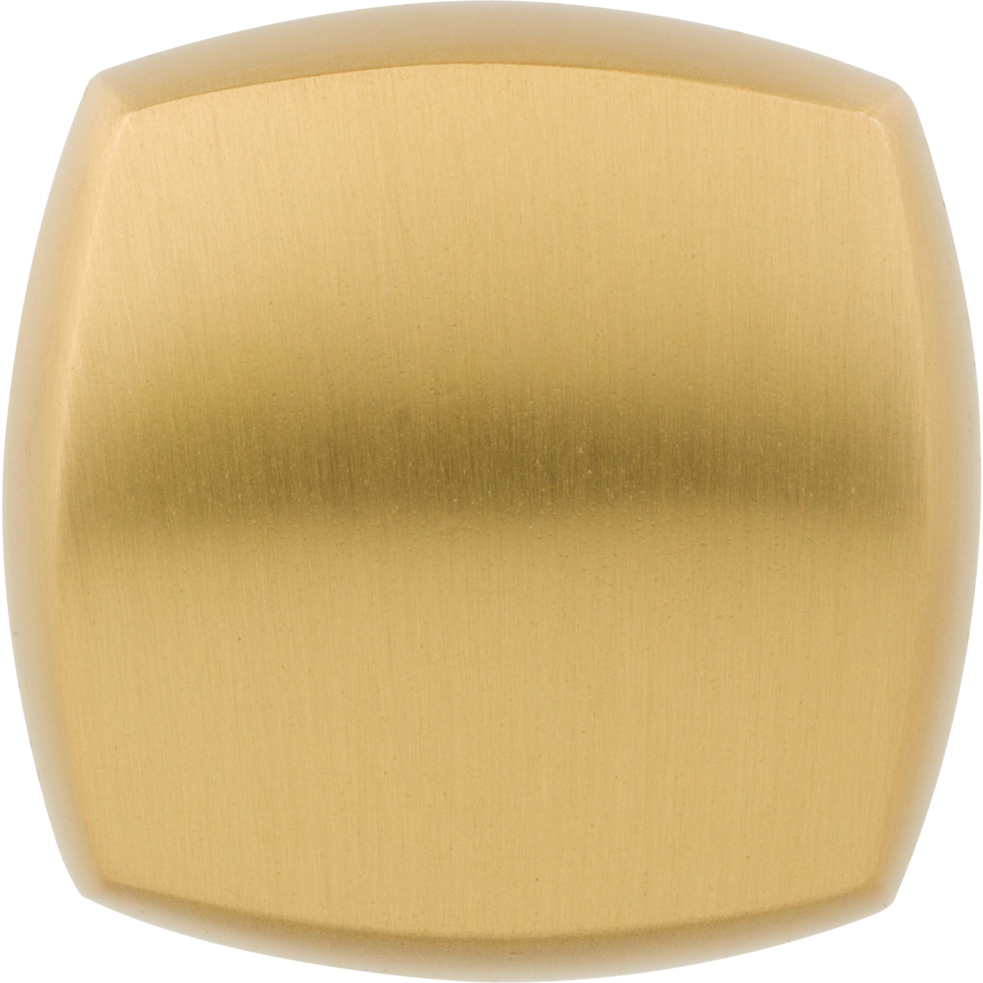 Jeffrey Alexander Audrey Square Cabinet Knob Brushed Gold / 1-1/8"