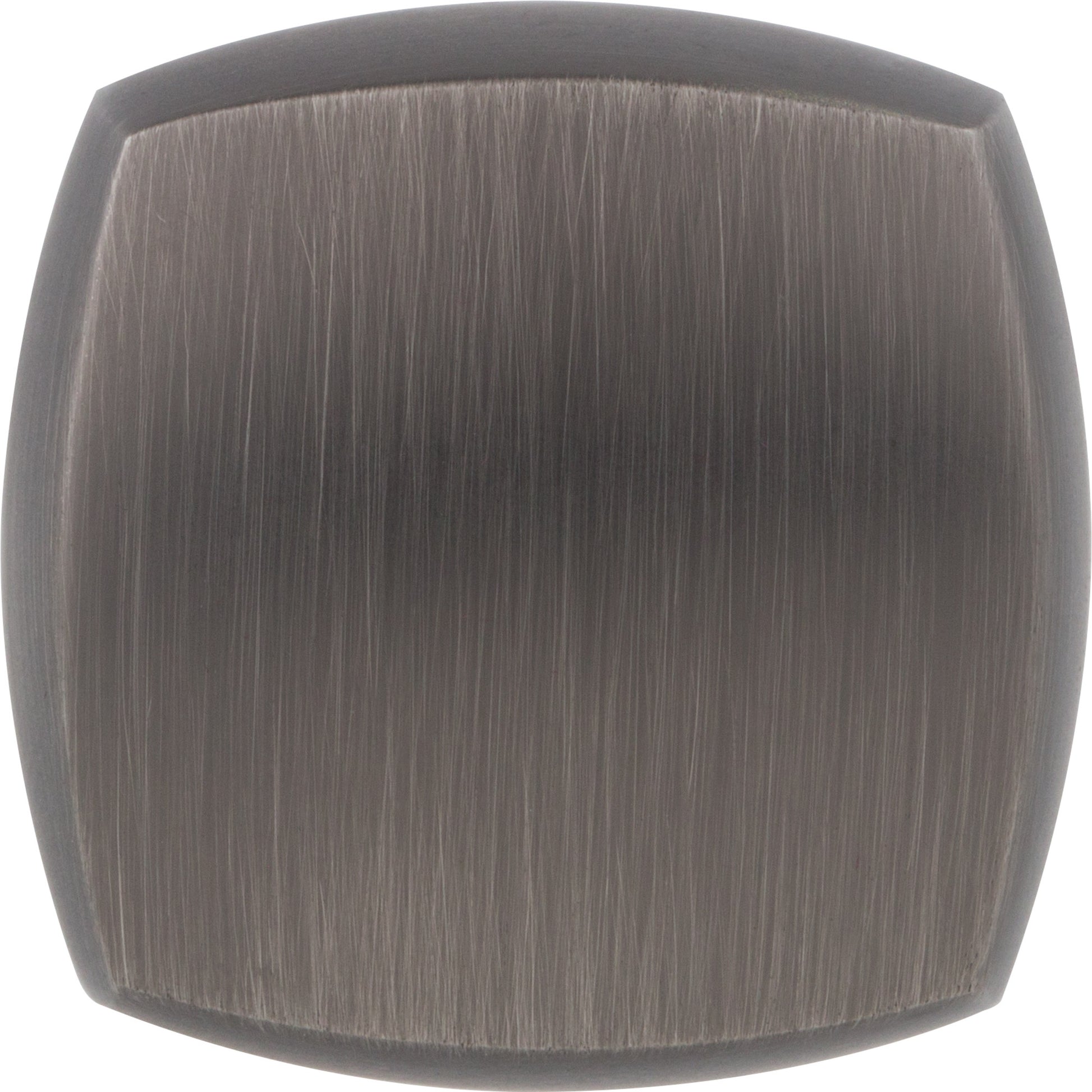 Jeffrey Alexander Audrey Square Cabinet Knob Brushed Pewter / 1-1/8"