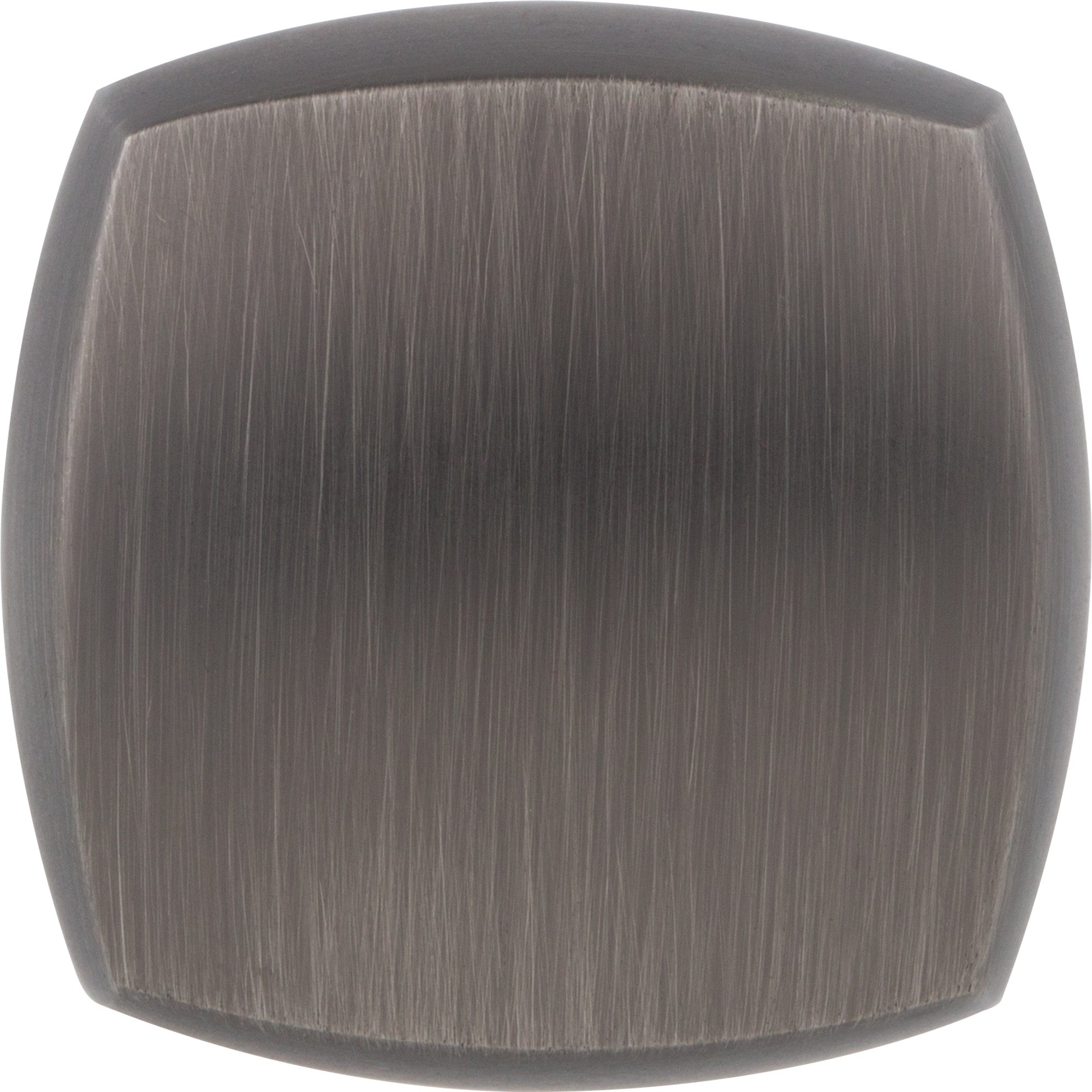 Jeffrey Alexander Audrey Square Cabinet Knob Brushed Pewter / 1-1/8"