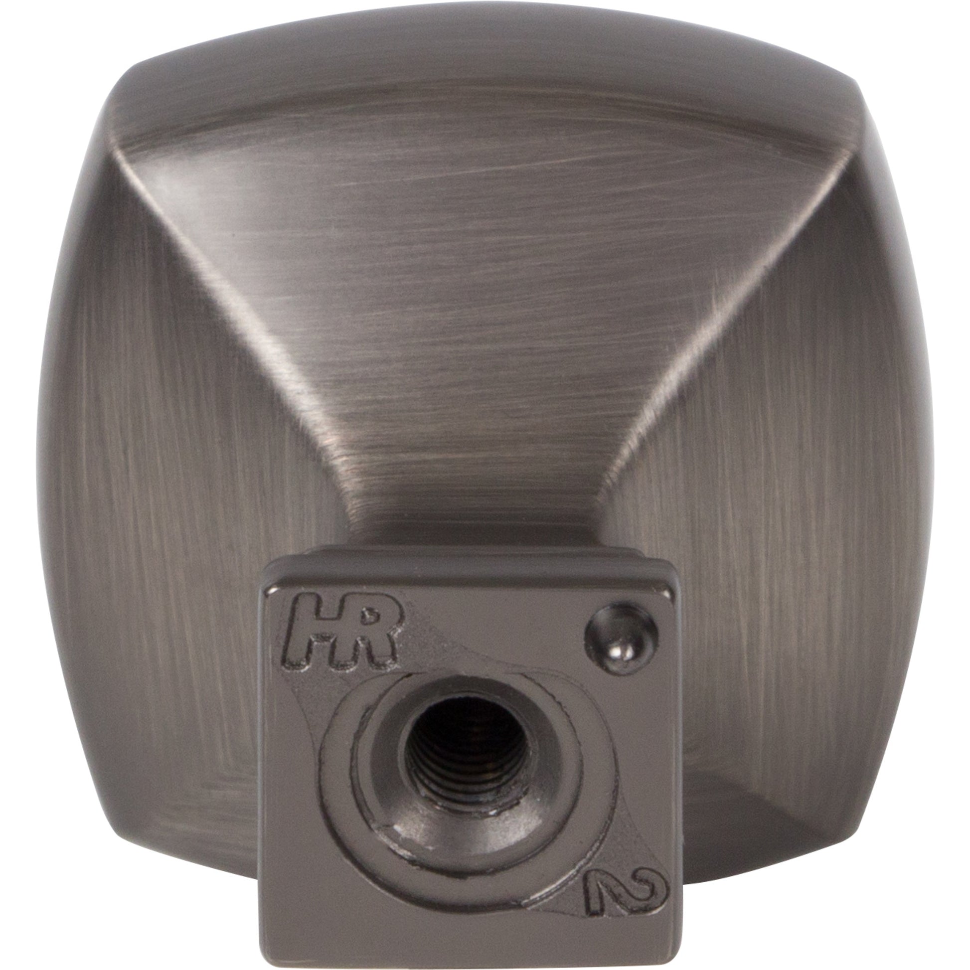 Jeffrey Alexander Audrey Square Cabinet Knob Brushed Pewter / 1-1/8"
