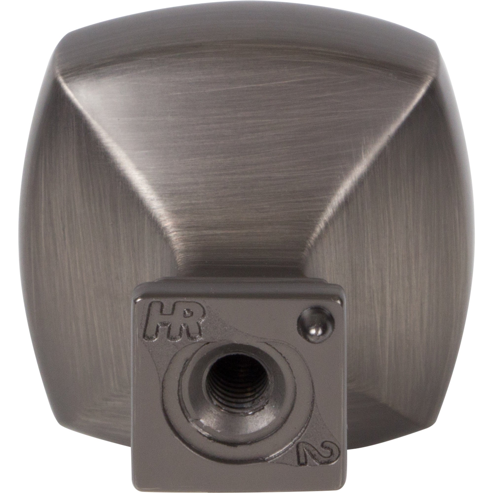 Jeffrey Alexander Audrey Square Cabinet Knob Brushed Pewter / 1-1/8"