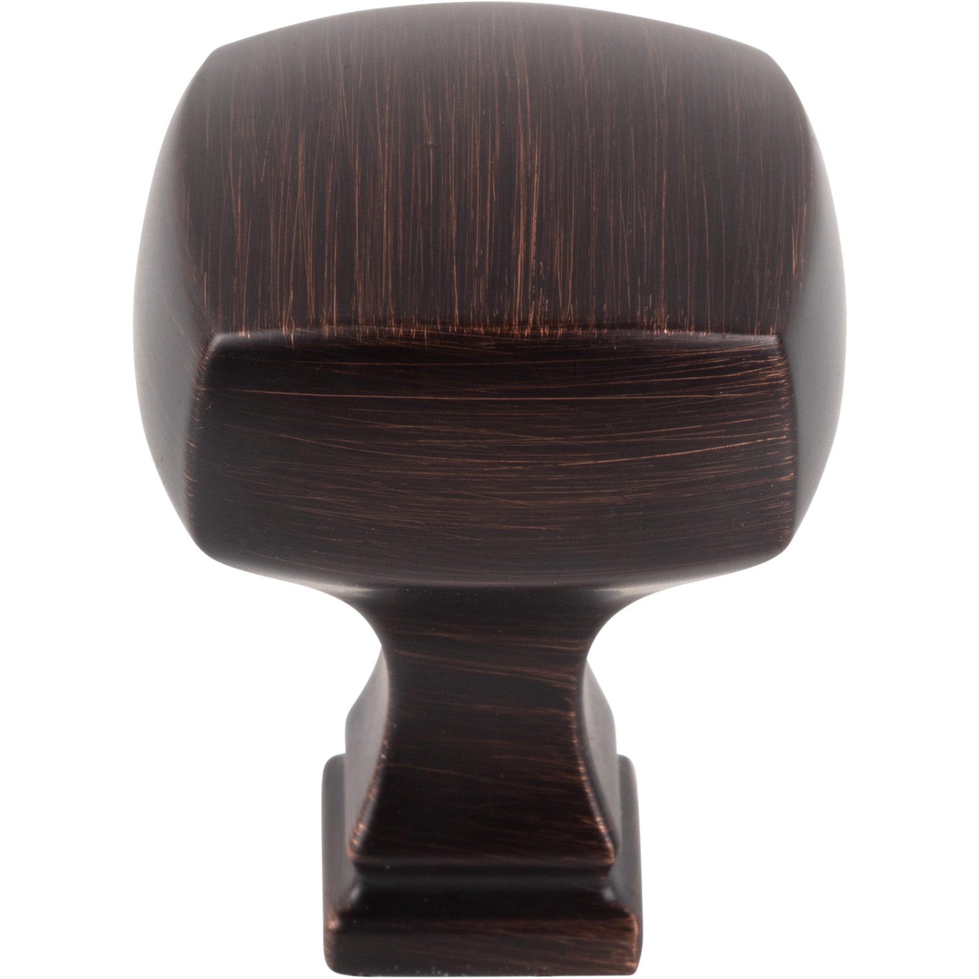 Jeffrey Alexander Audrey Square Cabinet Knob Brushed Oil Rubbed Bronze / 1-1/8"