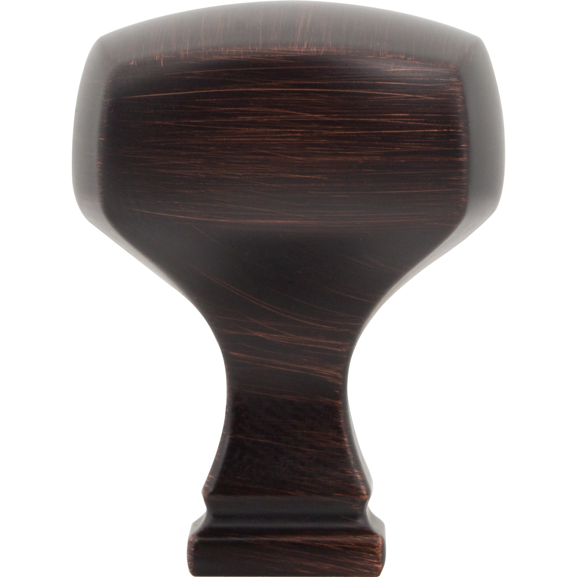 Jeffrey Alexander Audrey Square Cabinet Knob Brushed Oil Rubbed Bronze / 1-1/8"