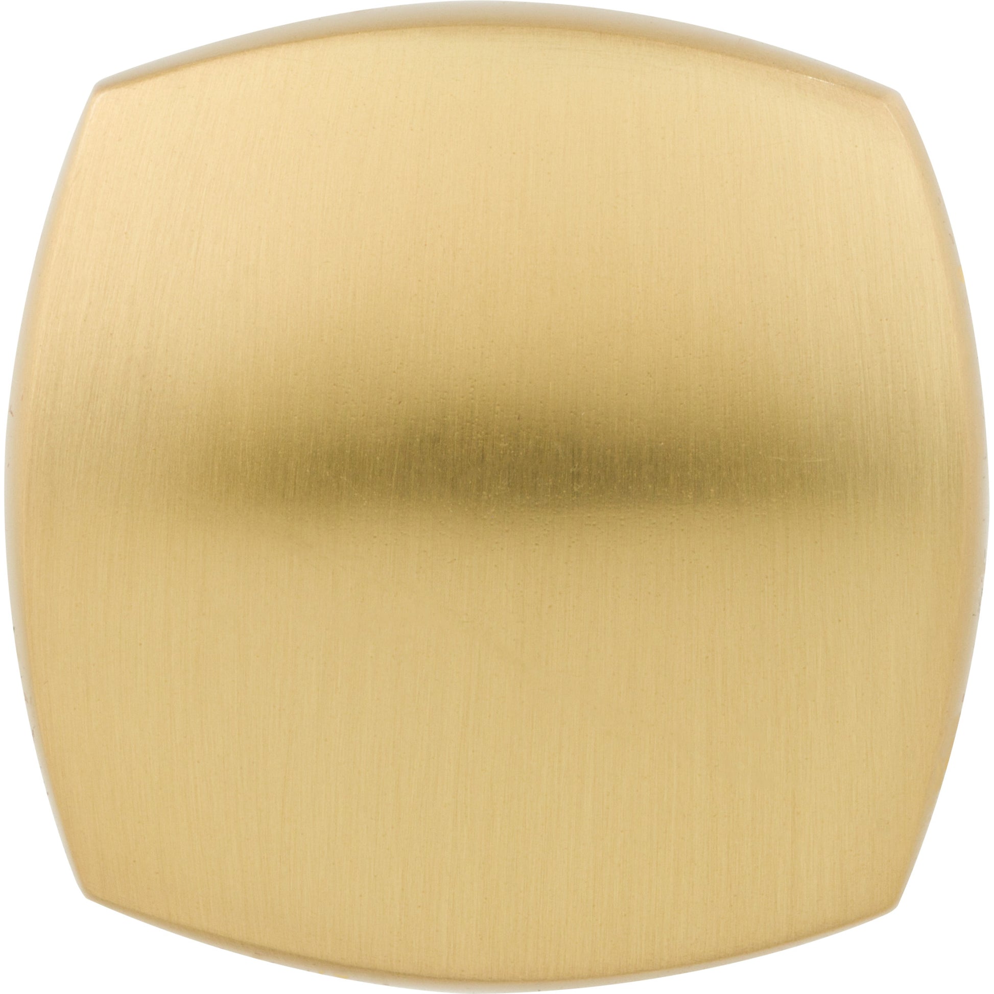 Jeffrey Alexander Audrey Square Cabinet Knob Brushed Gold / 1-3/8"