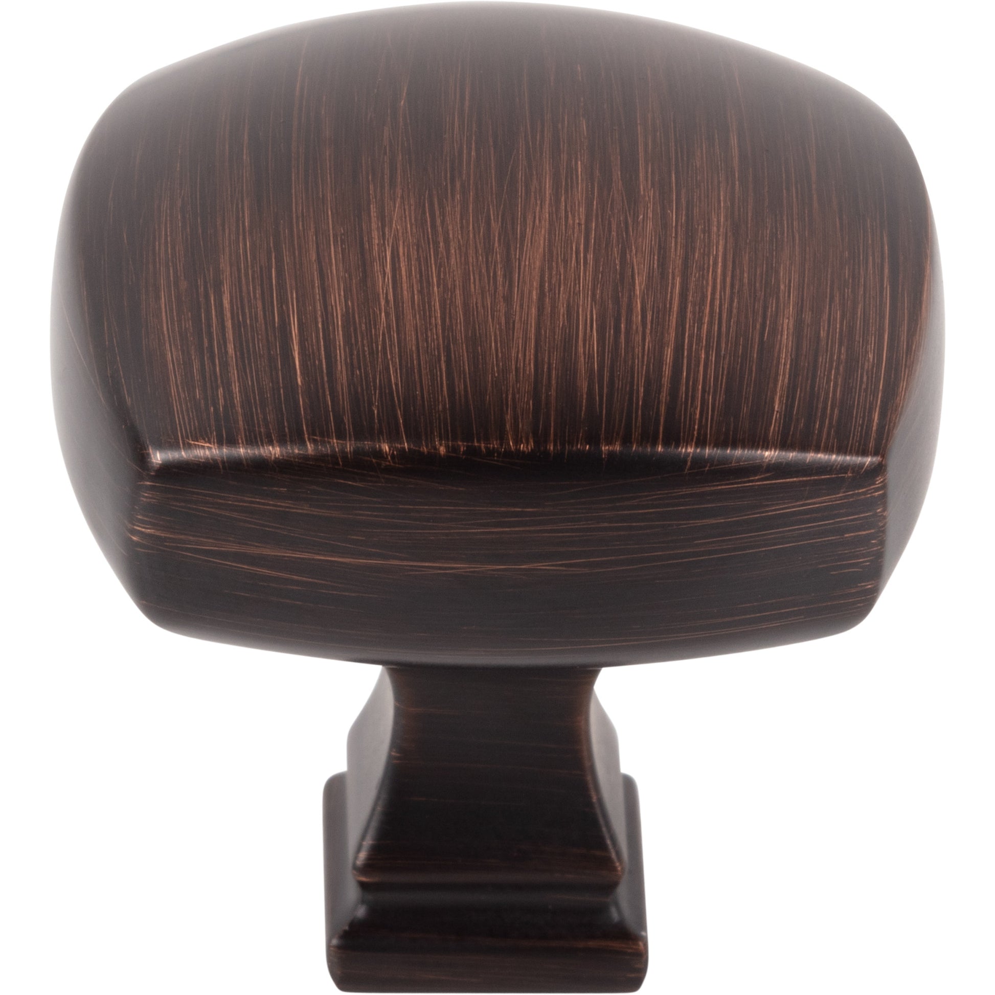 Jeffrey Alexander Audrey Square Cabinet Knob Brushed Oil Rubbed Bronze / 1-3/8"