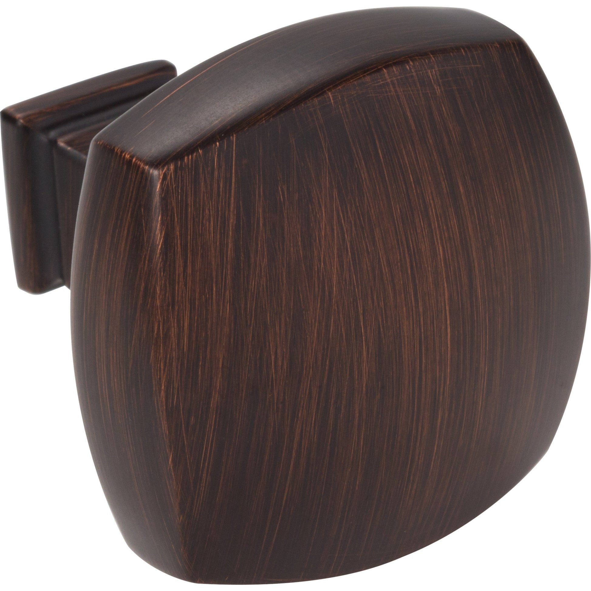 Jeffrey Alexander Audrey Square Cabinet Knob Brushed Oil Rubbed Bronze / 1-3/8"