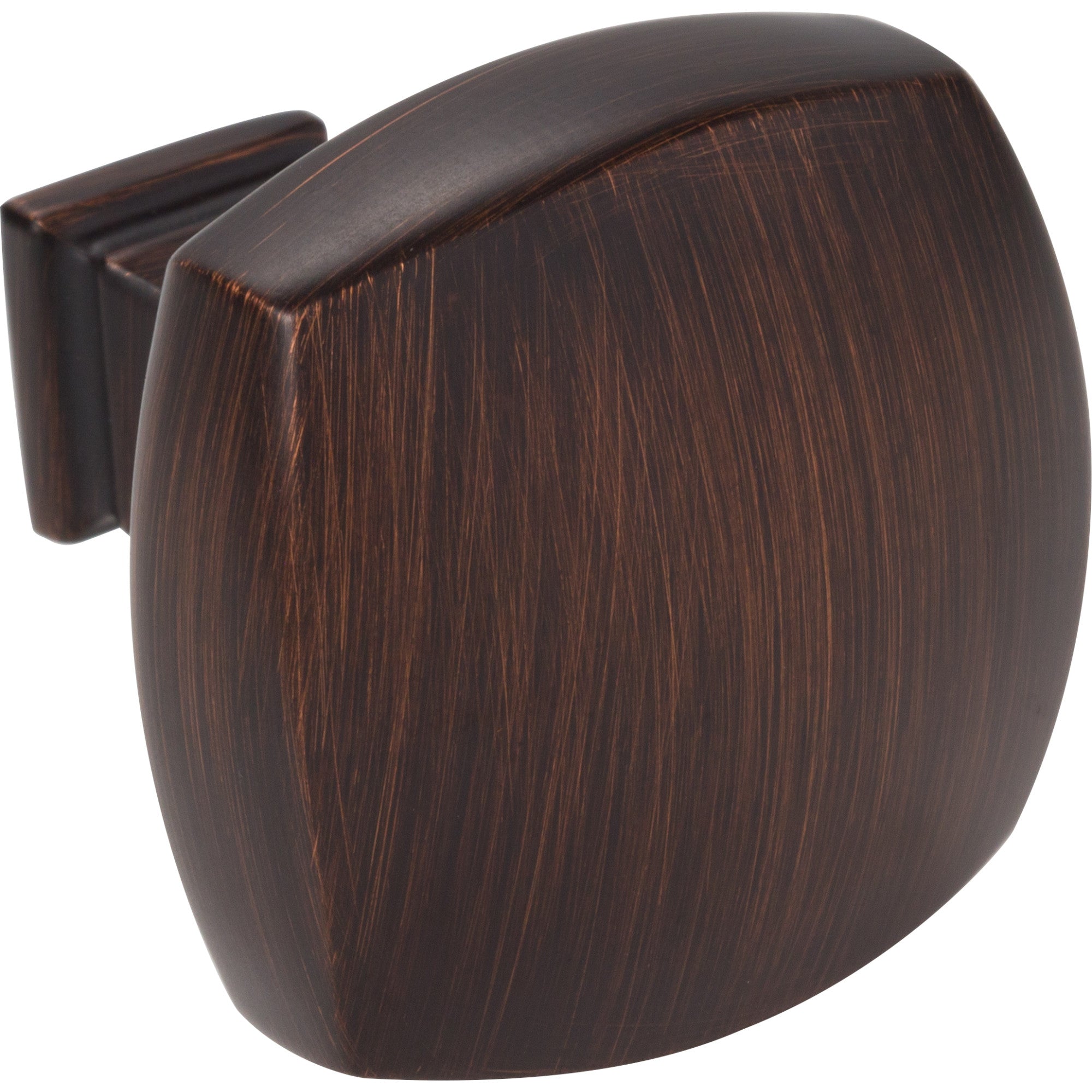 Jeffrey Alexander Audrey Square Cabinet Knob Brushed Oil Rubbed Bronze / 1-3/8"