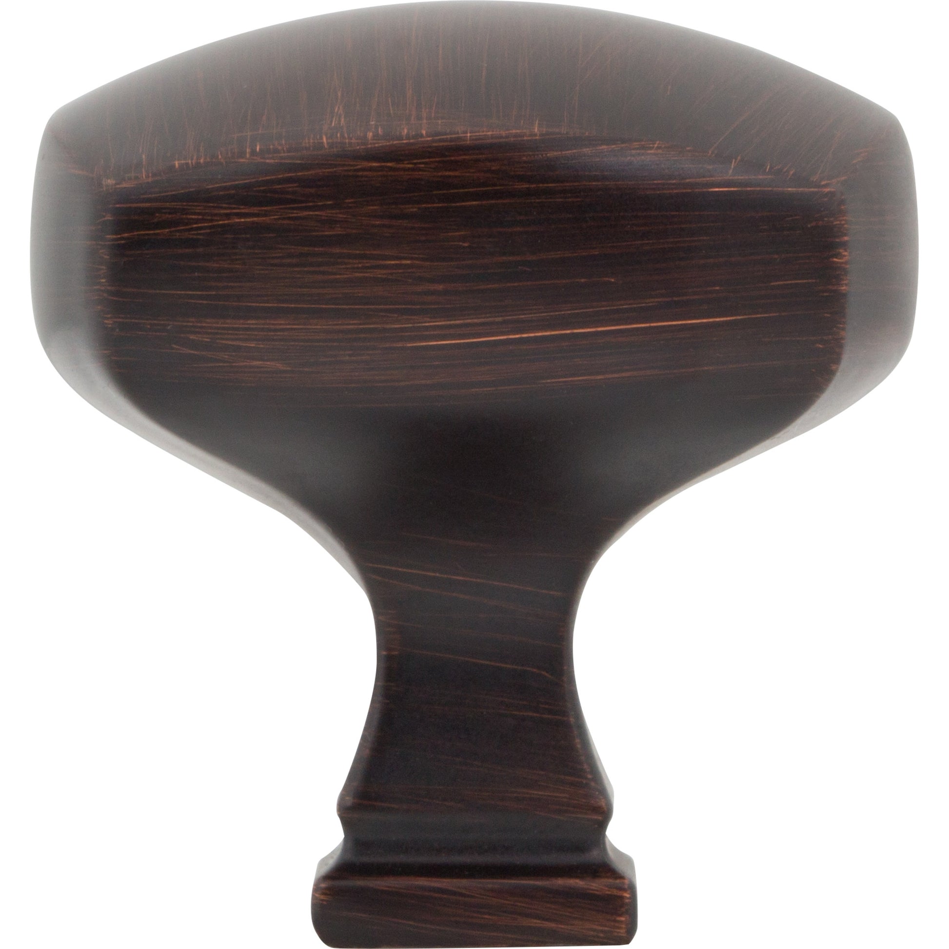 Jeffrey Alexander Audrey Square Cabinet Knob Brushed Oil Rubbed Bronze / 1-3/8"