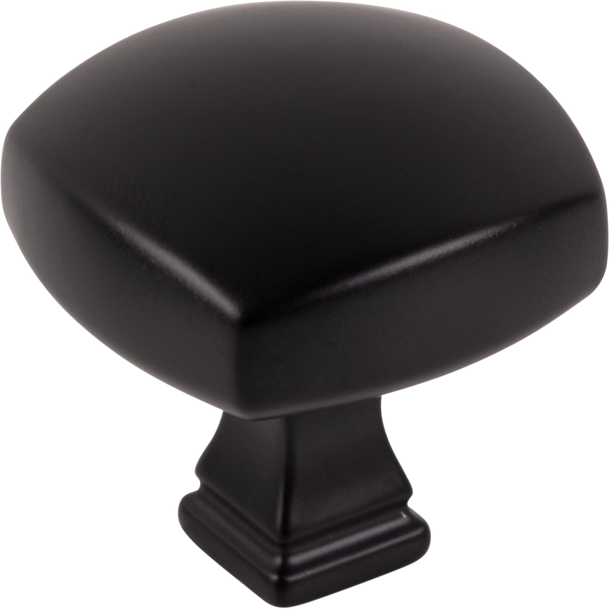 Jeffrey Alexander Audrey Square Cabinet Knob Matte Black / 1-3/8"