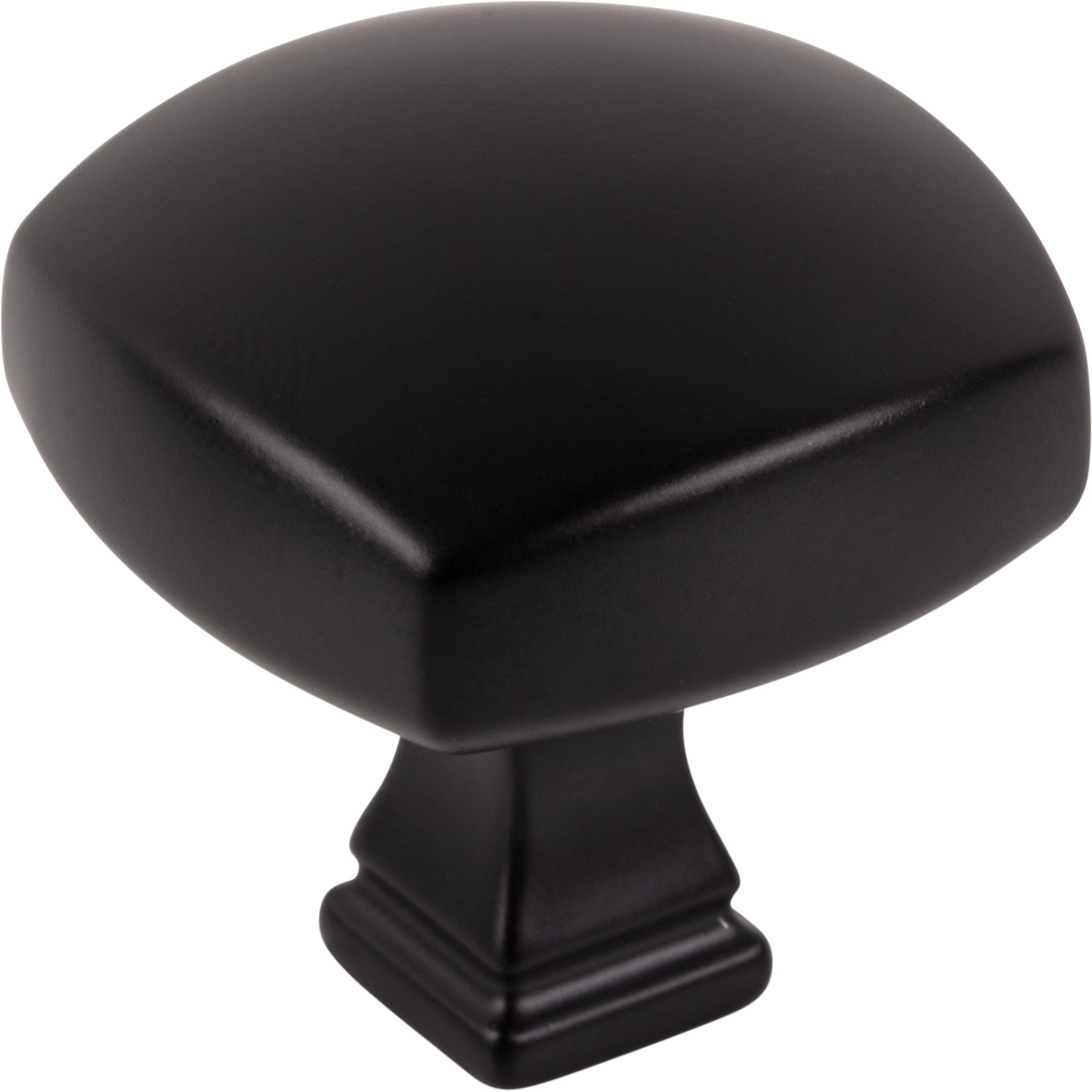 Jeffrey Alexander Audrey Square Cabinet Knob Matte Black / 1-3/8"