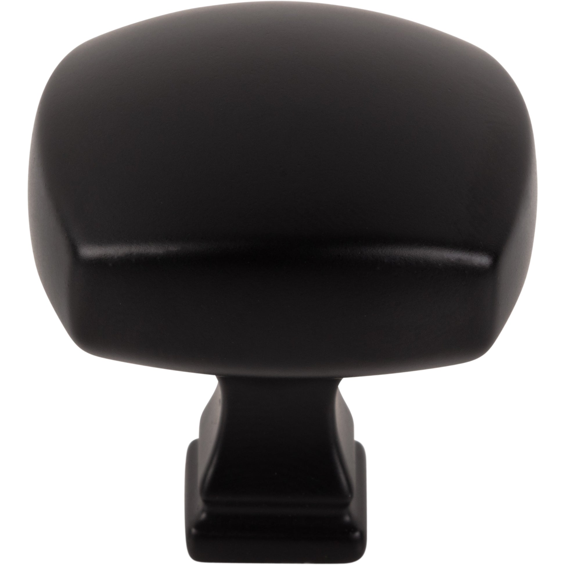 Jeffrey Alexander Audrey Square Cabinet Knob Matte Black / 1-3/8"