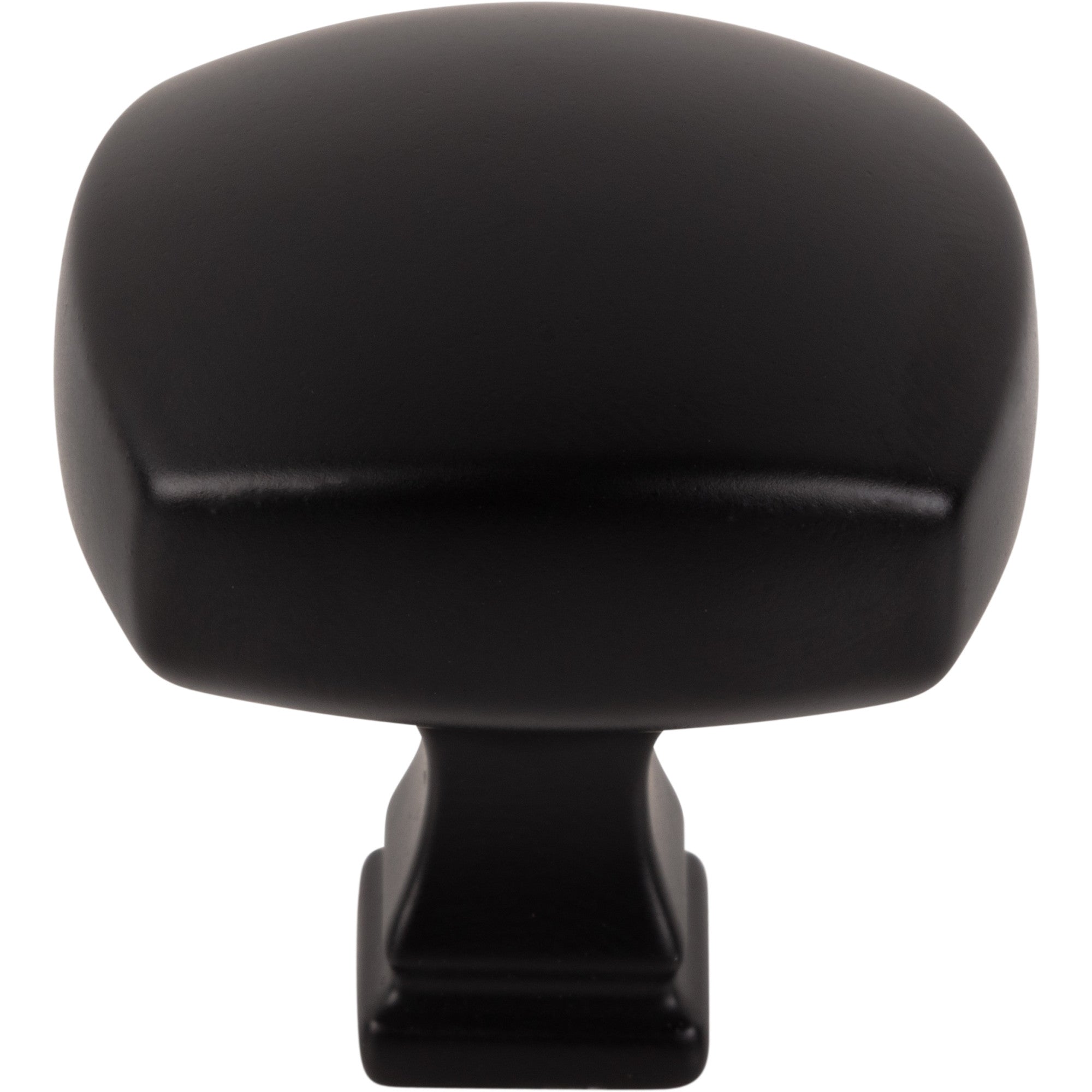 Jeffrey Alexander Audrey Square Cabinet Knob Matte Black / 1-3/8"